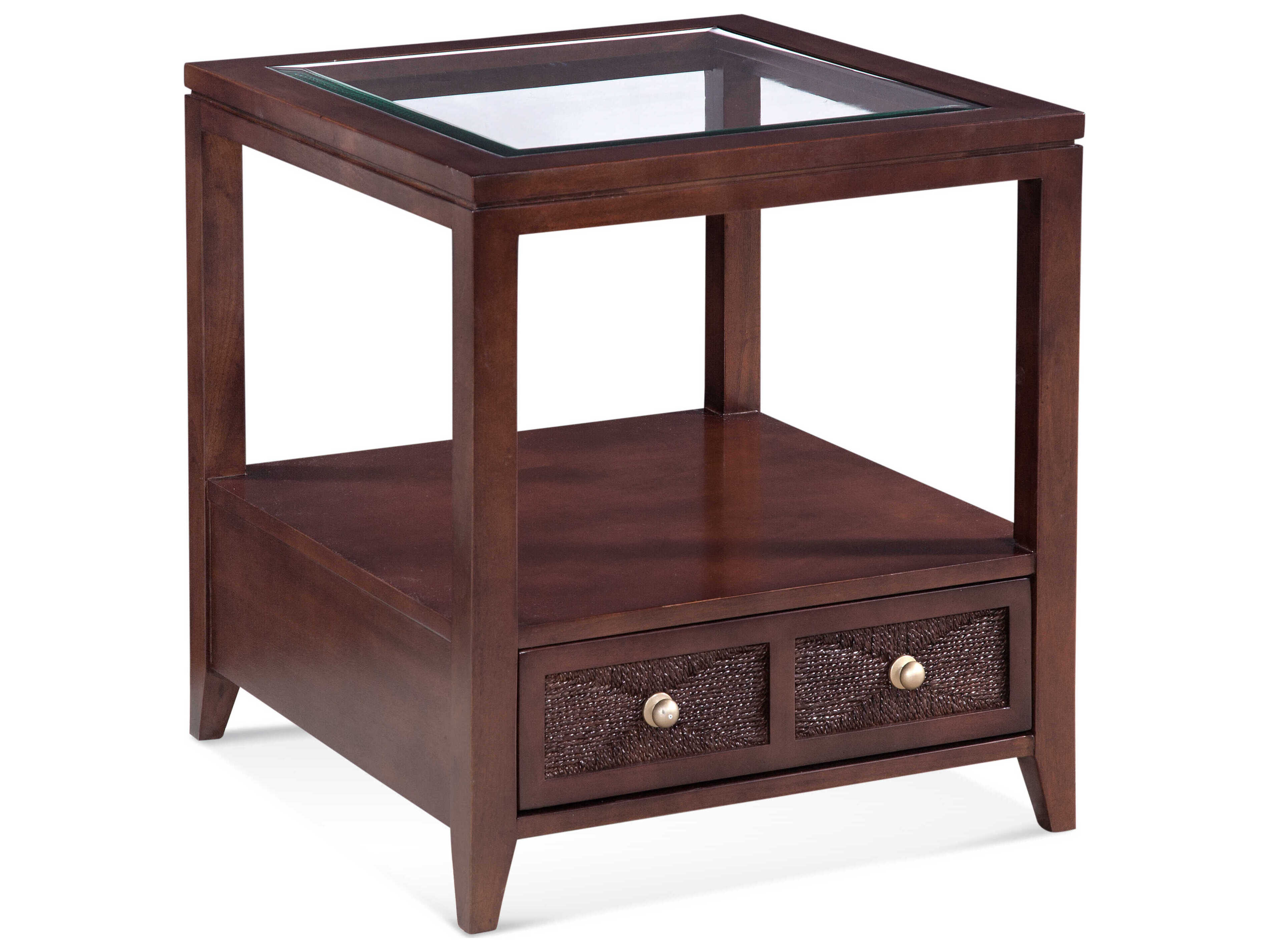 Braxton Culler Edenton Square Glass End Table