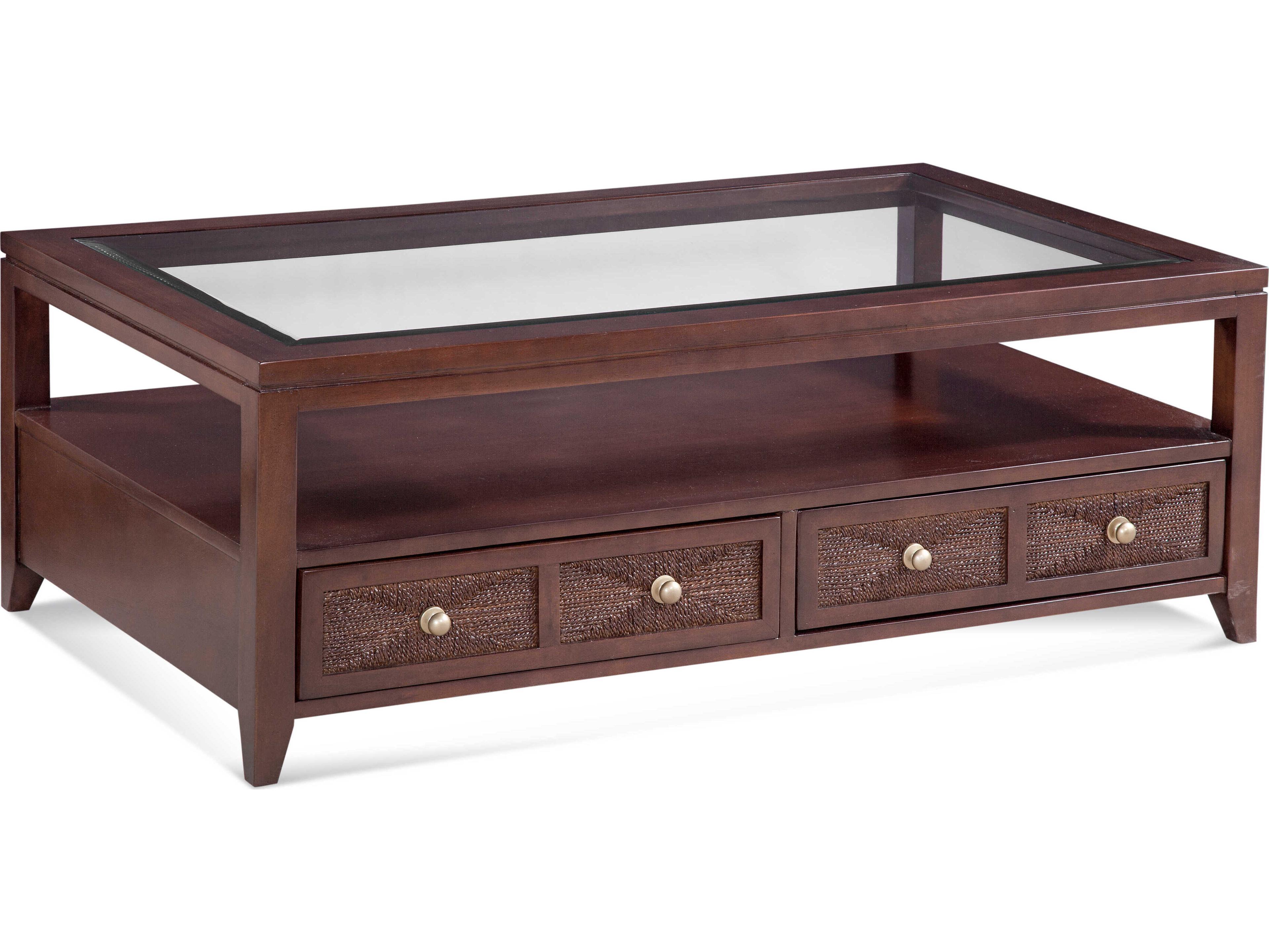 Braxton Culler Edenton Rectangular Glass Coffee Table