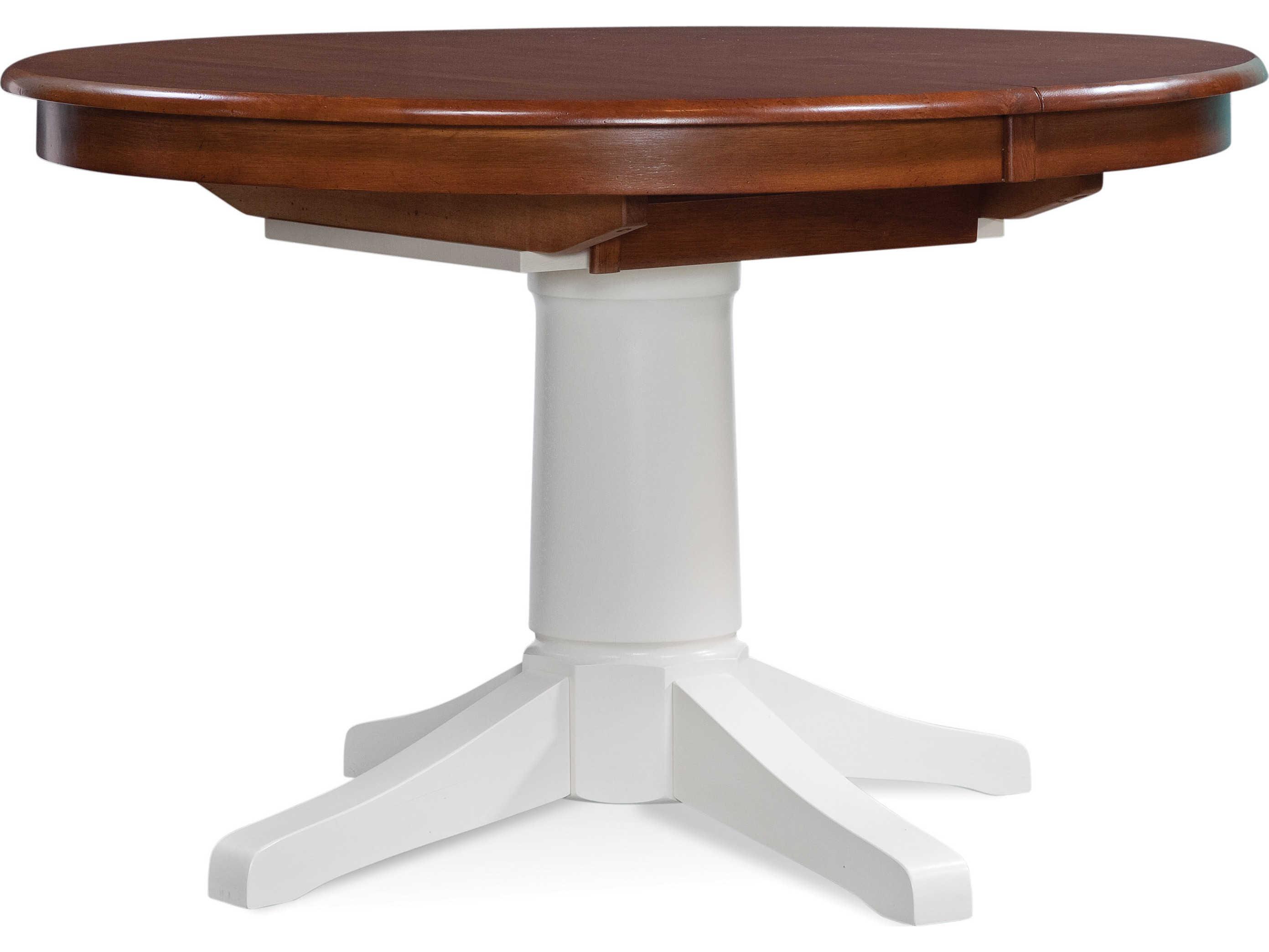 Braxton Culler Hues Extendable Round Wood Dining Table