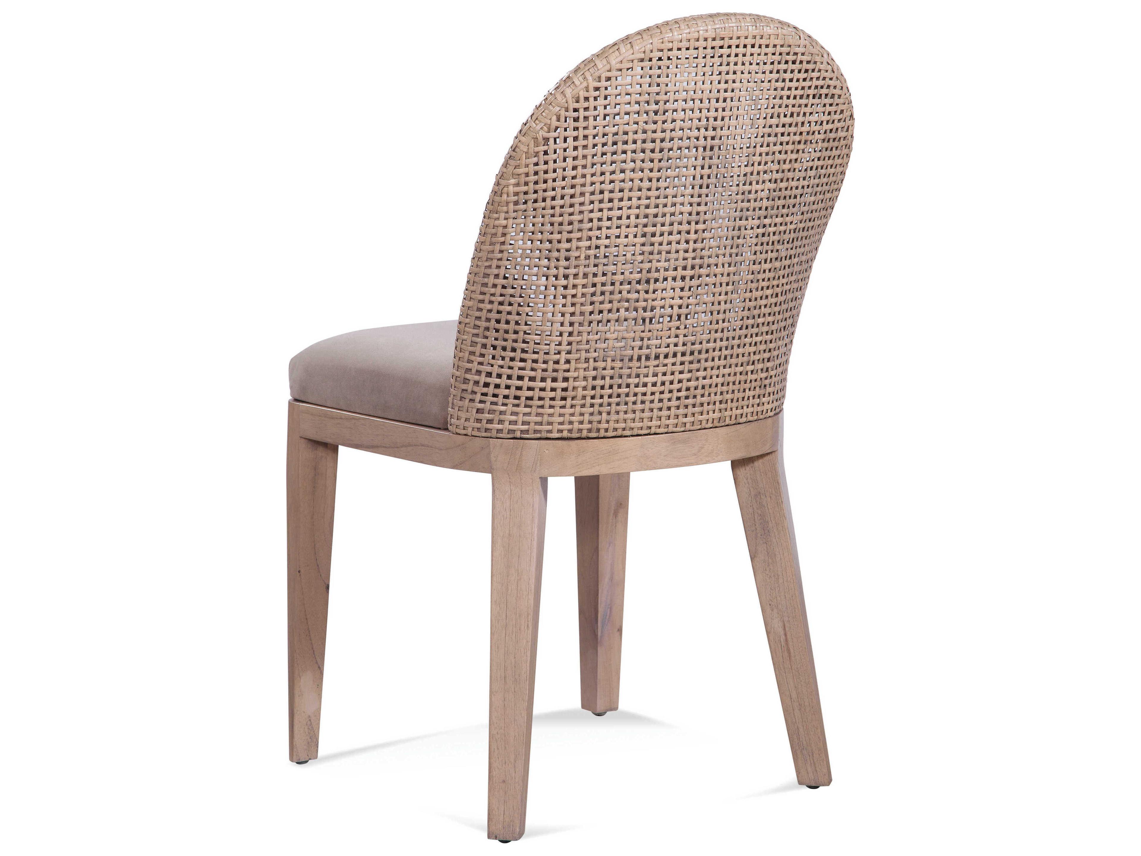 Braxton Culler Lawrence Solid Wood Beige Upholstered Armless Dining Chair