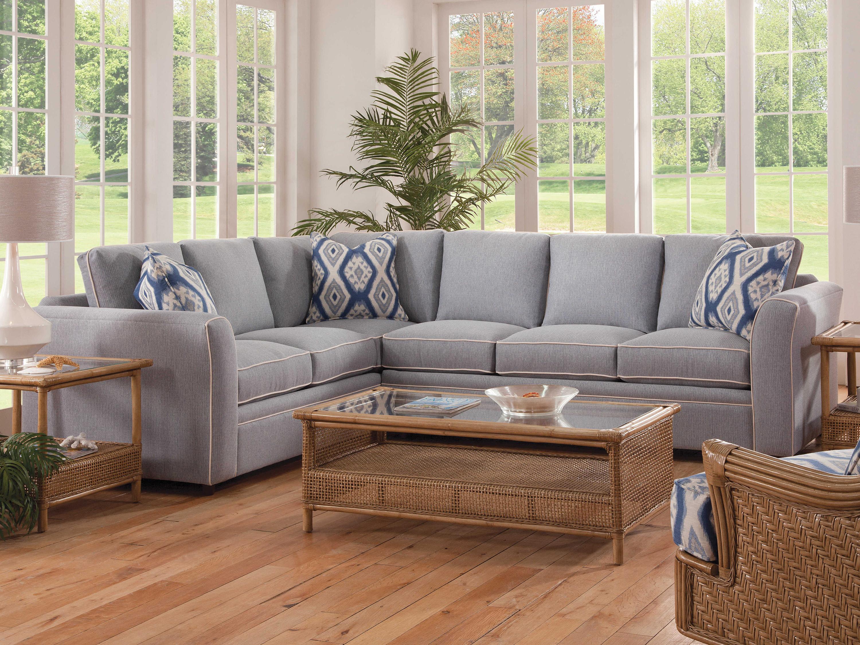 Braxton Culler Northfield Upholstered Sectional Sofa with Sleeper