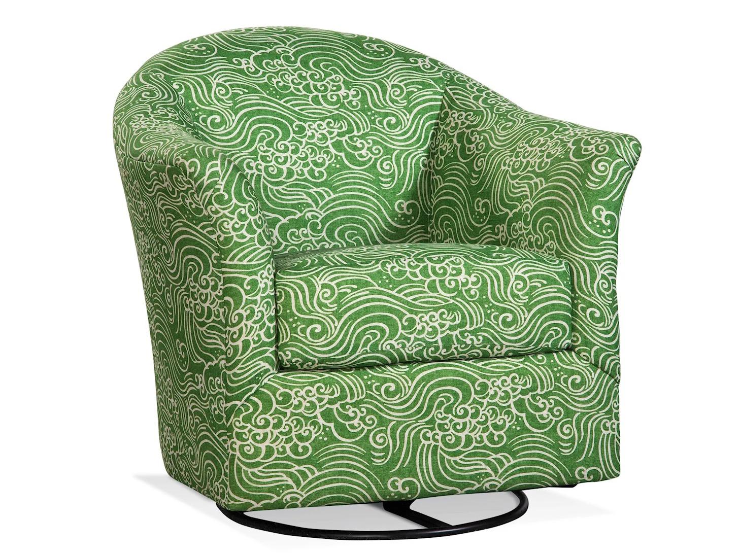 Braxton Culler Weston Swivel Leather Accent Chair