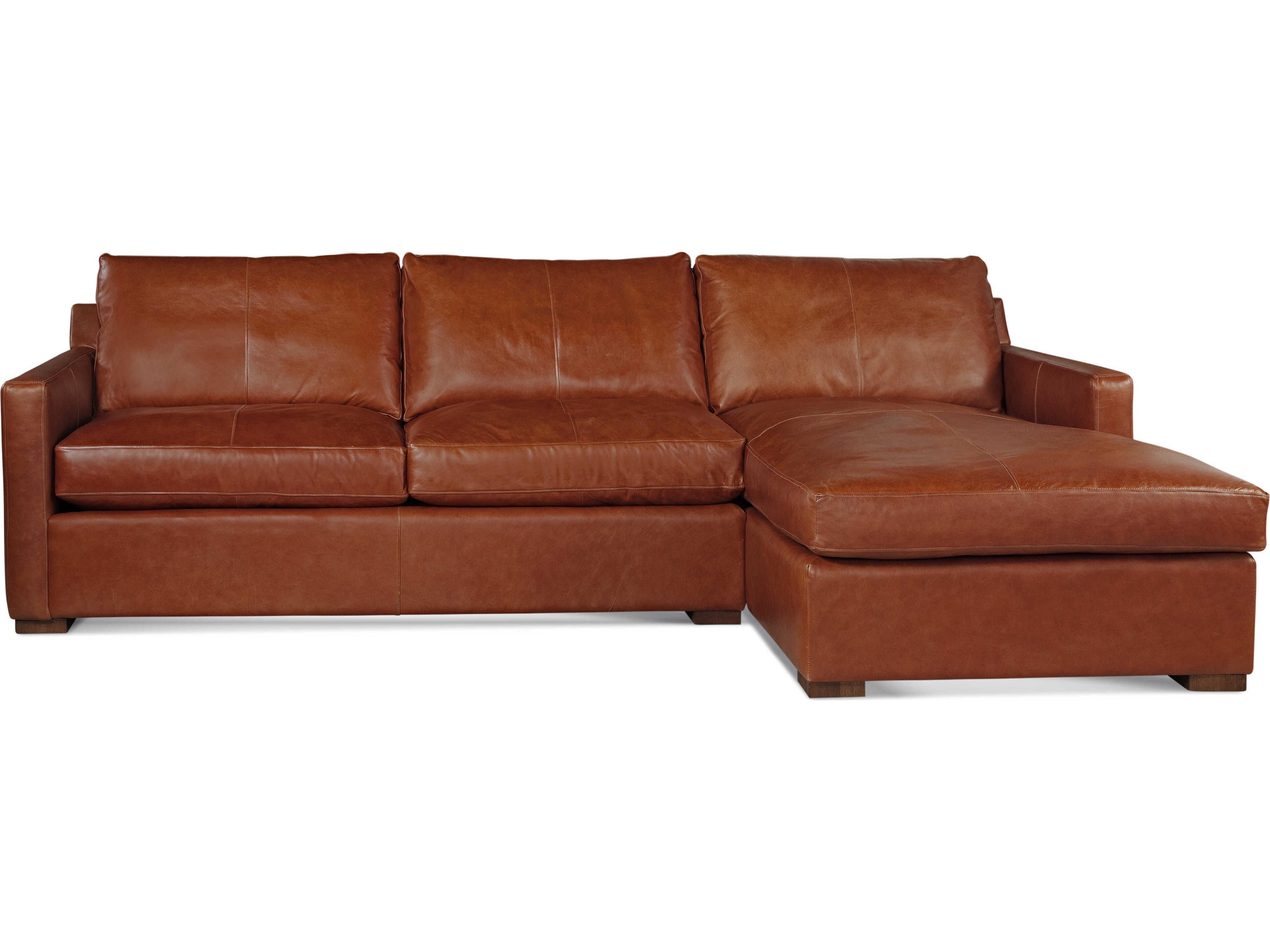 Braxton Culler Bel-air Leather Sectional Sofa