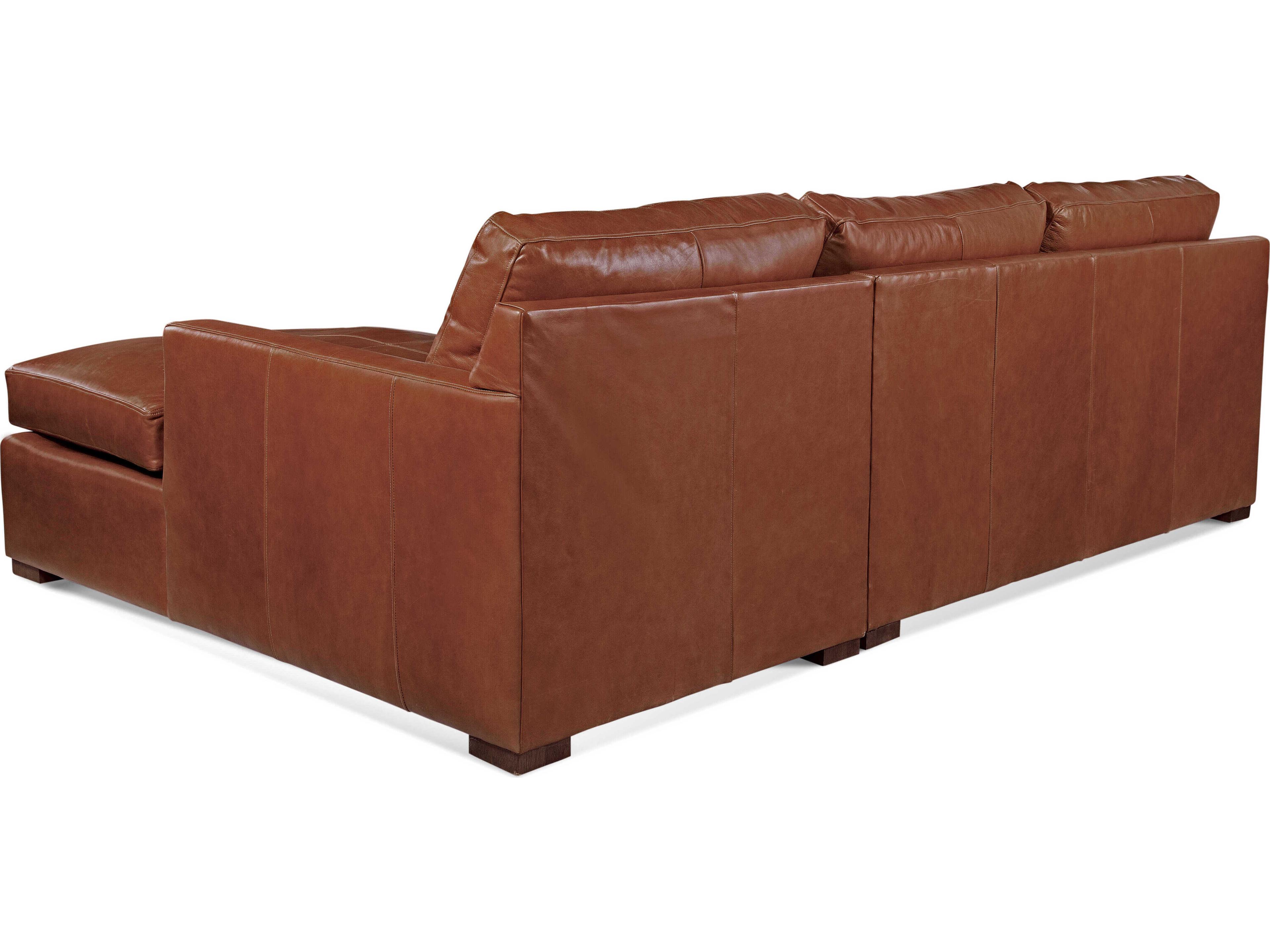 Braxton Culler Bel-air Leather Sectional Sofa
