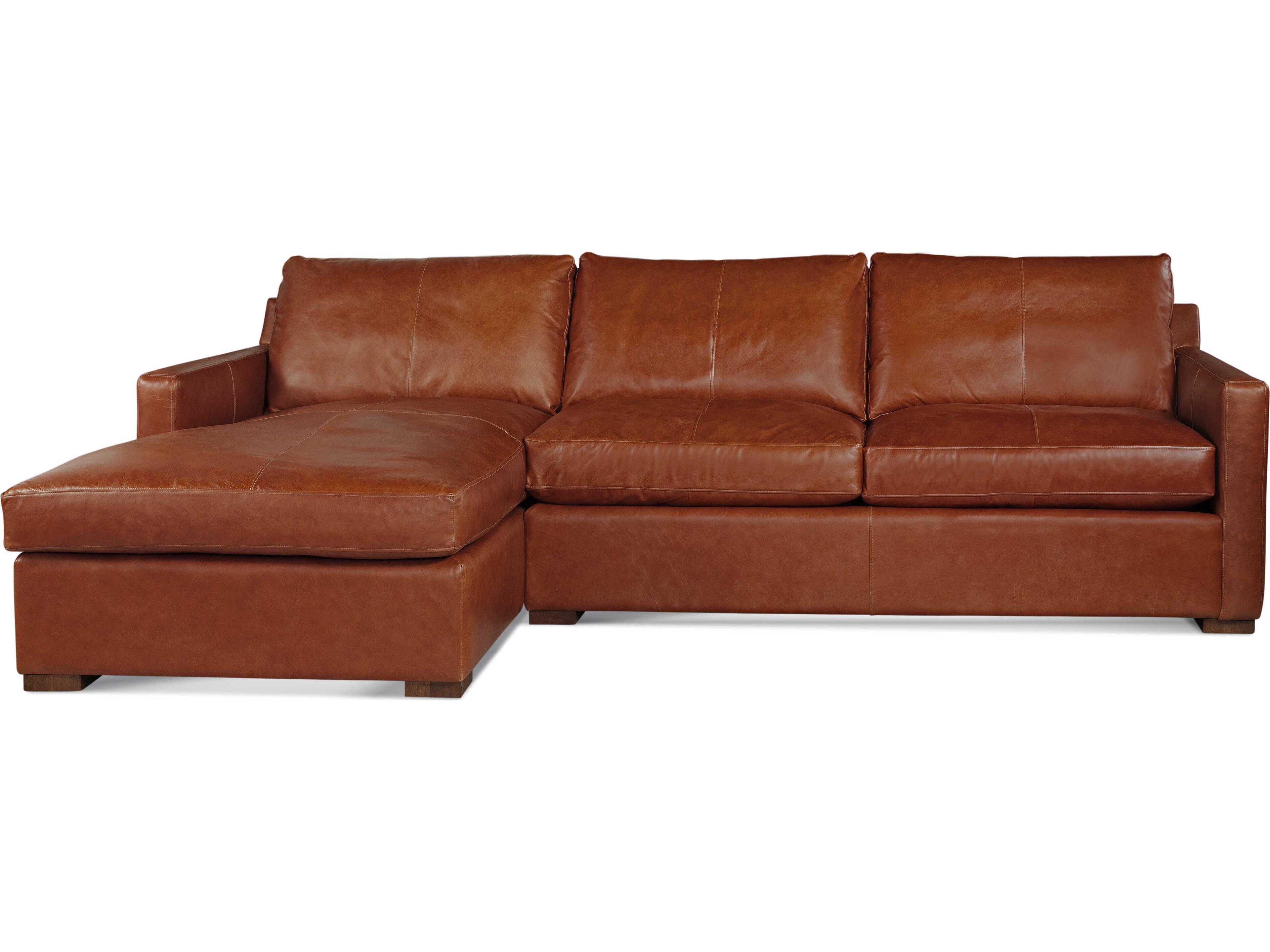 Braxton Culler Bel-air Leather Sectional Sofa