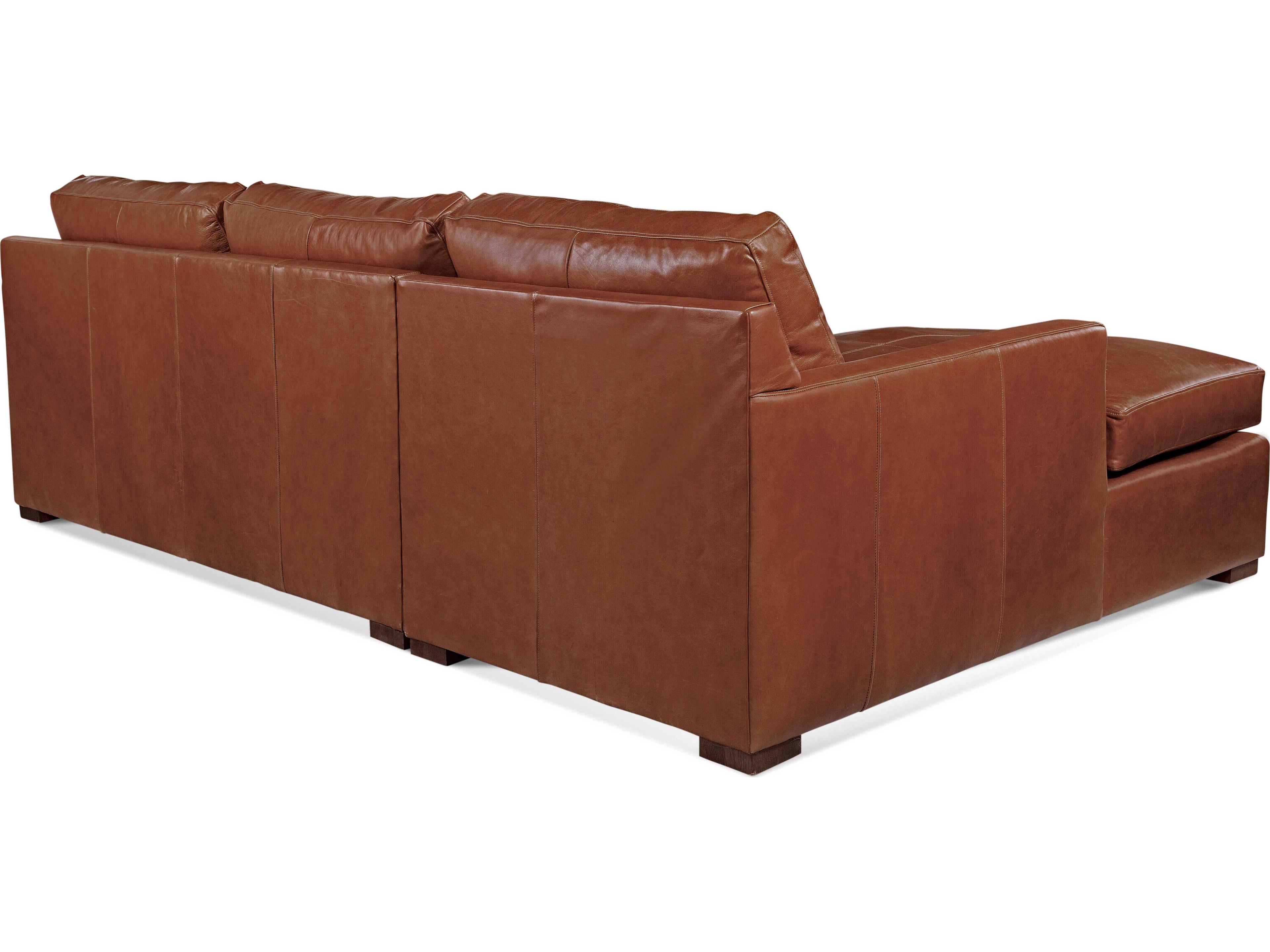 Braxton Culler Bel-air Leather Sectional Sofa