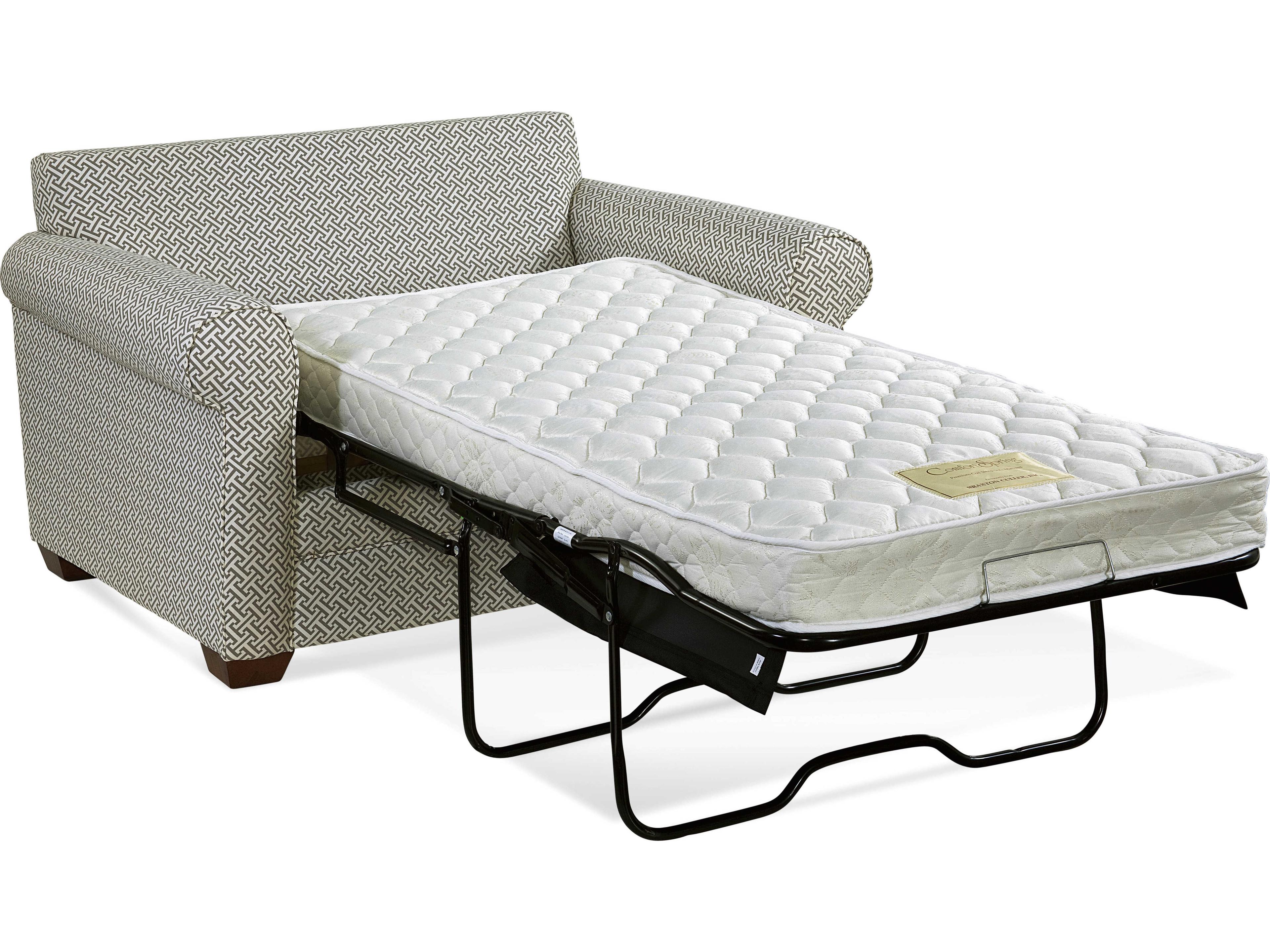 Braxton Culler Bedford Twin Sleeper Fabric Tufted Chair and a Half