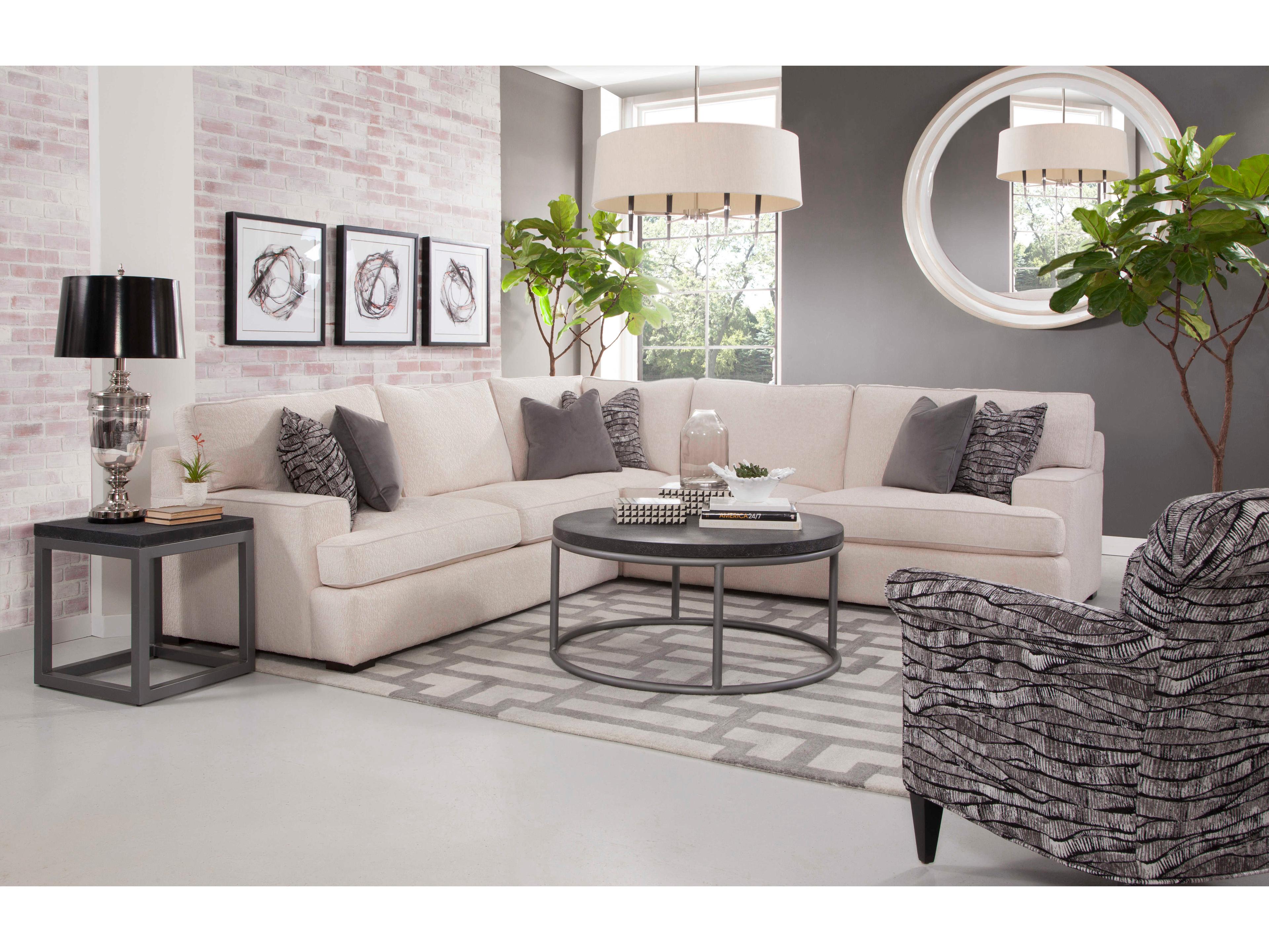 Braxton Culler Bridgetown 3-Piece Upholstered Sectional Sofa