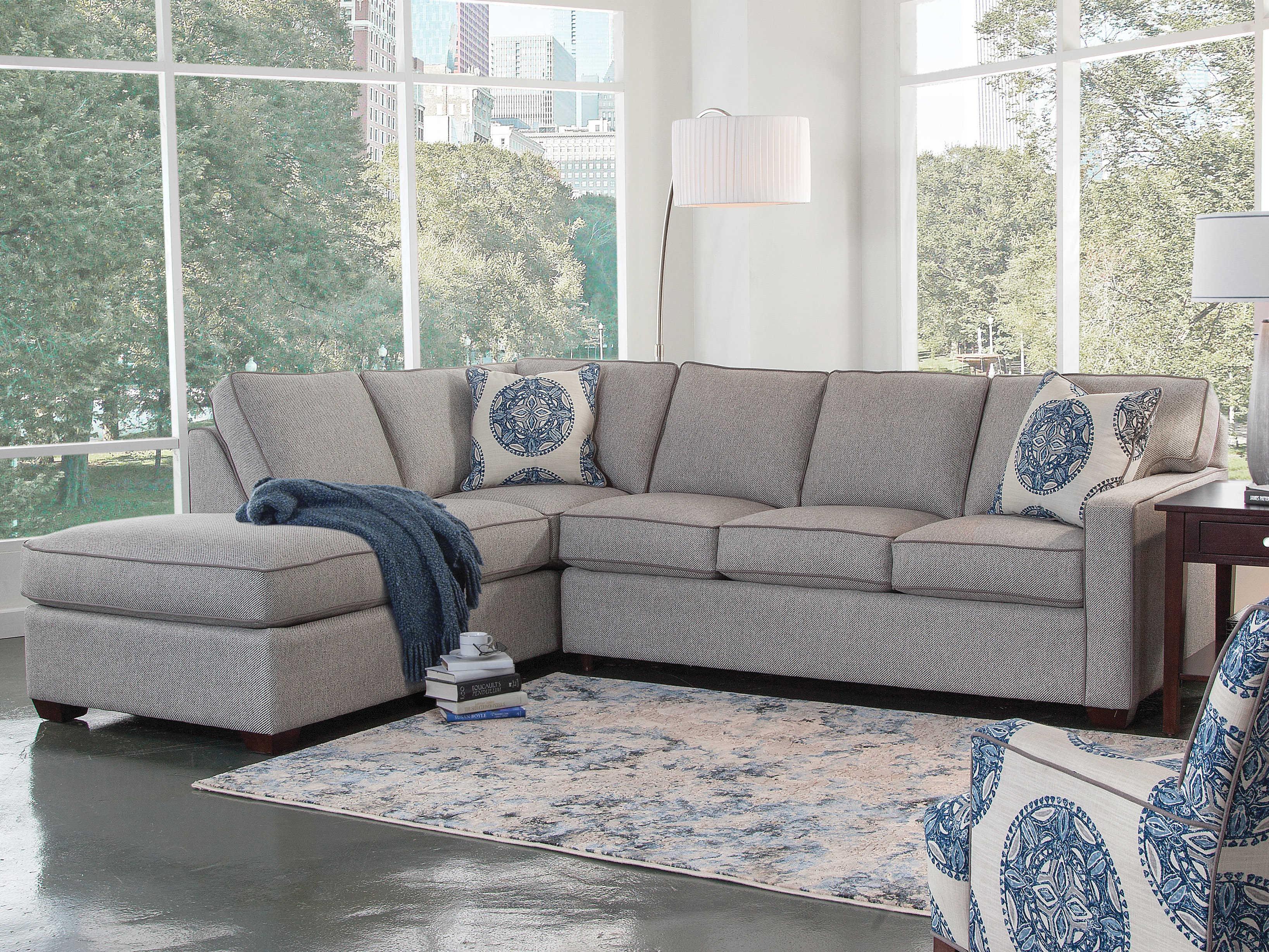 Braxton Culler Gramercy Park 2-Piece Upholstered Sectional Sofa