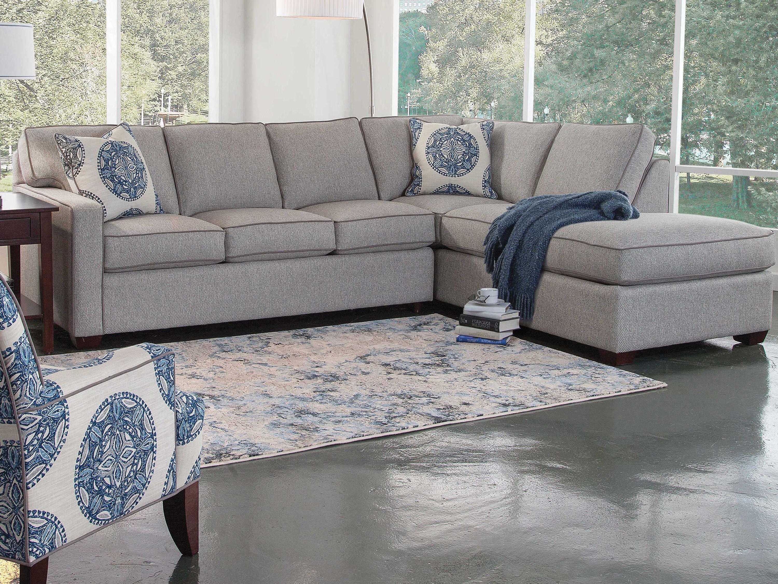 Braxton Culler Gramercy Park Upholstered Sectional Sofa with Sleeper