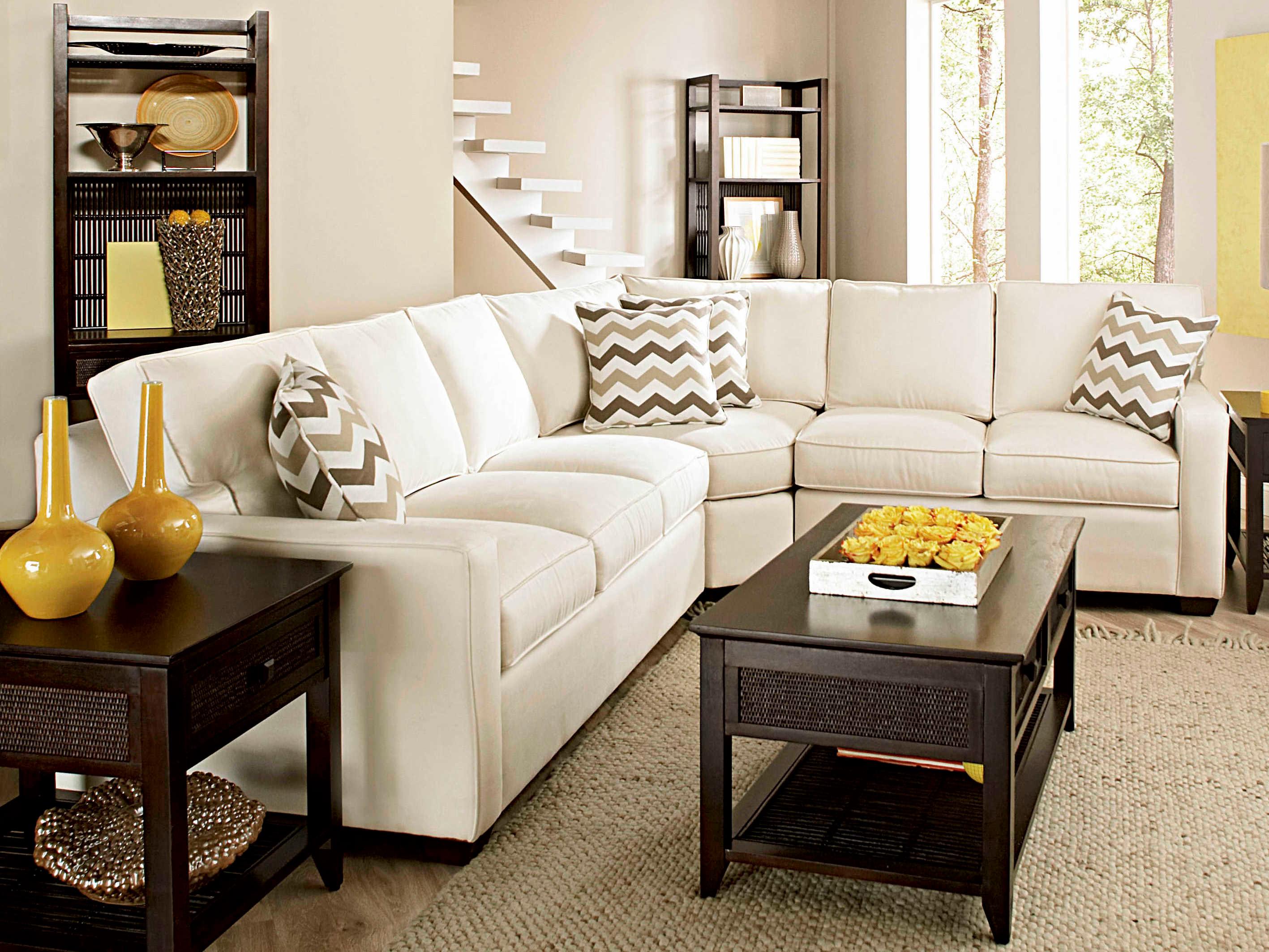 Braxton Culler Gramercy Park 3-Piece Upholstered Sectional Sofa