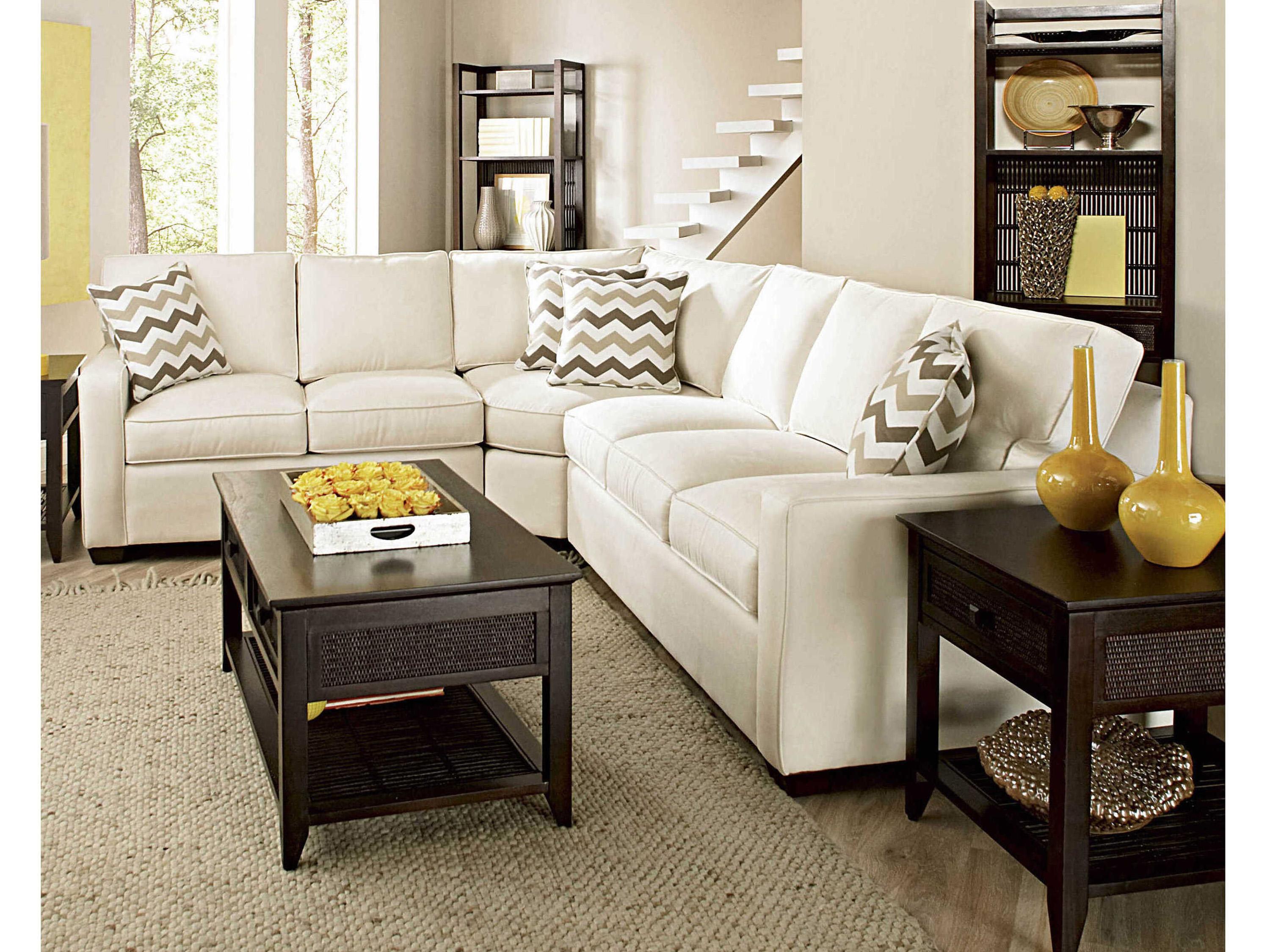 Braxton Culler Gramercy Park Upholstered Sectional Sofa with Sleeper