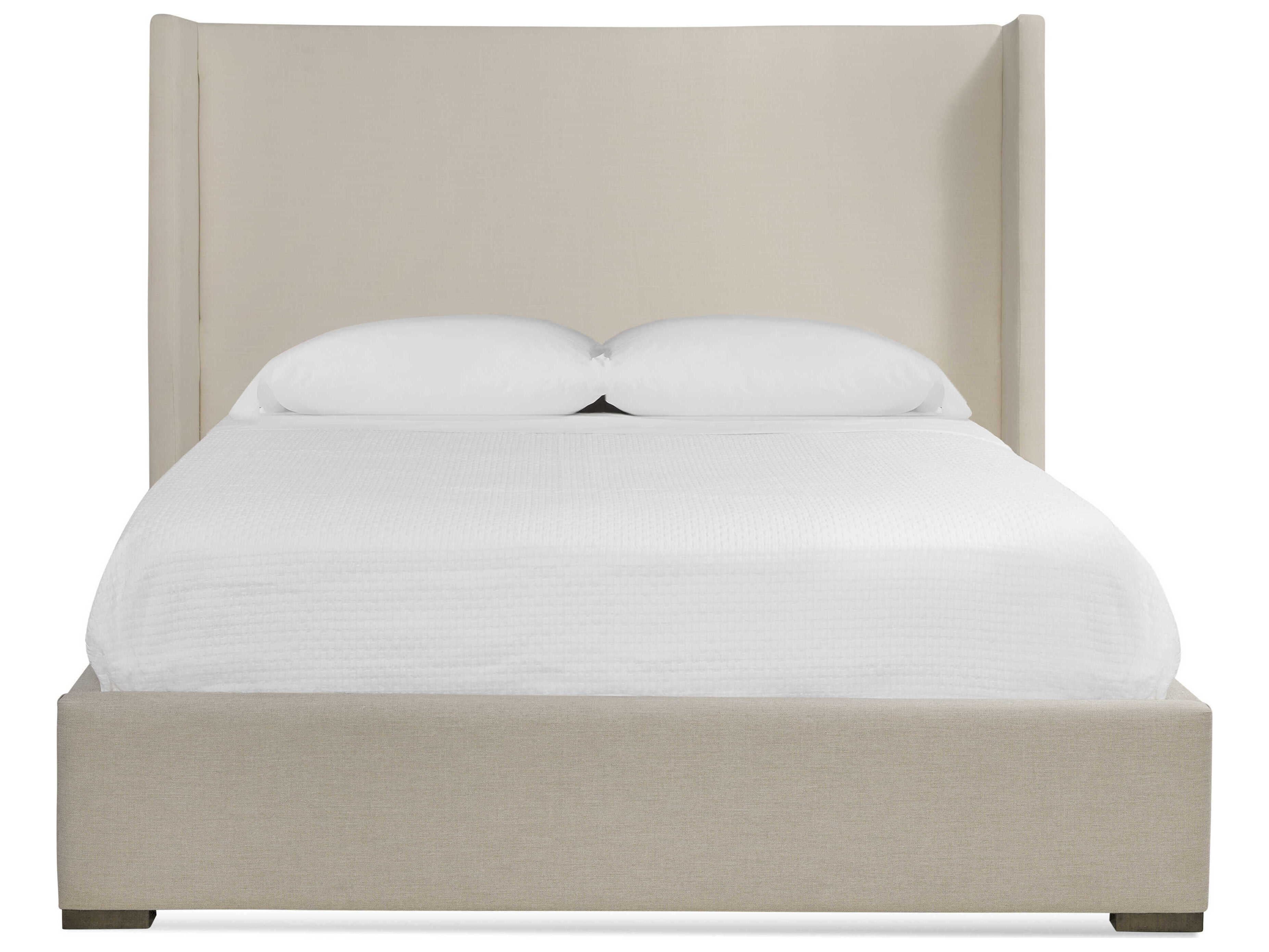 Braxton Culler Georgia Beige Hardwood Wood Queen Platform Bed