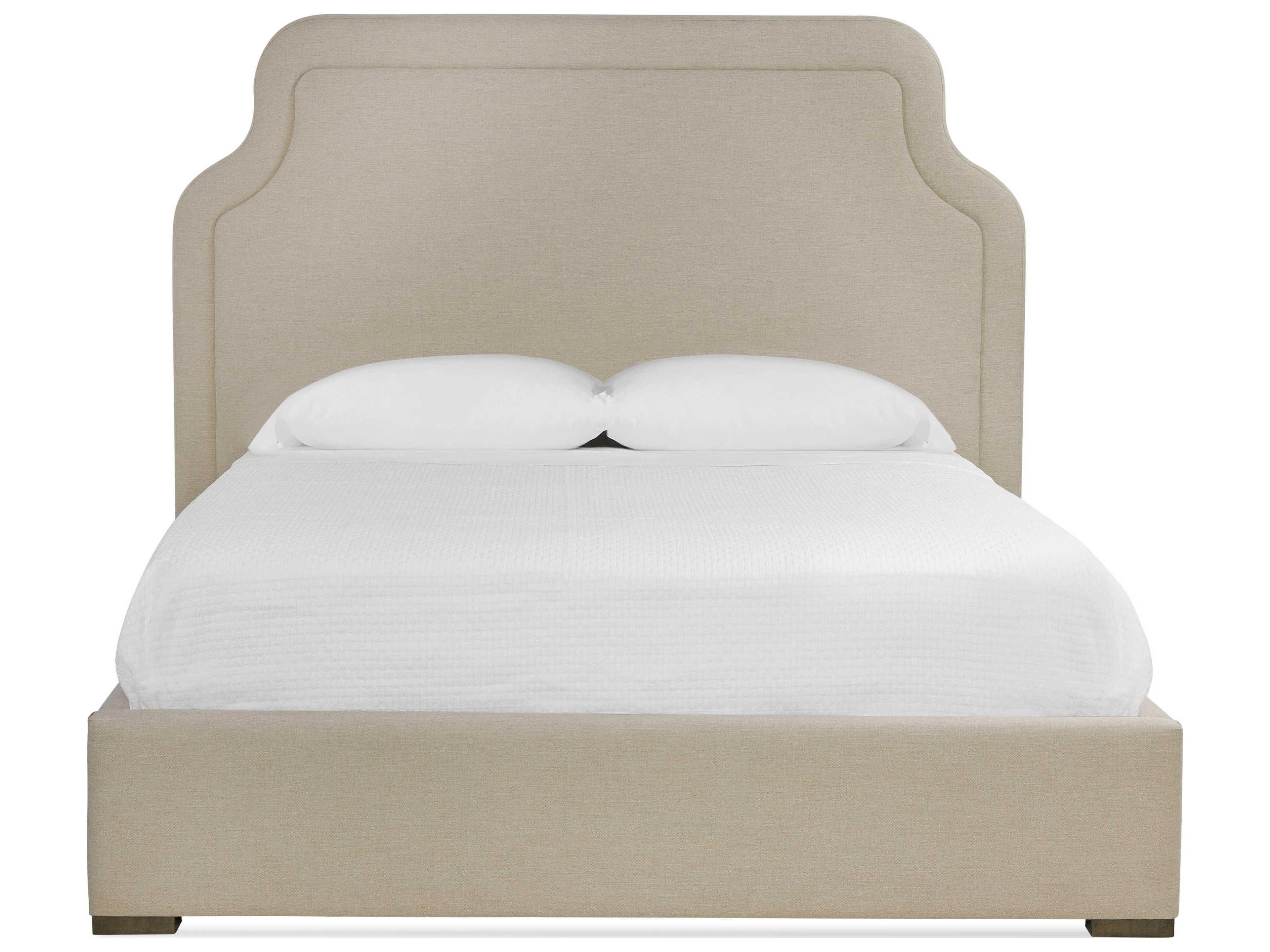 Braxton Culler Wren Beige Hardwood Wood Queen Platform Bed