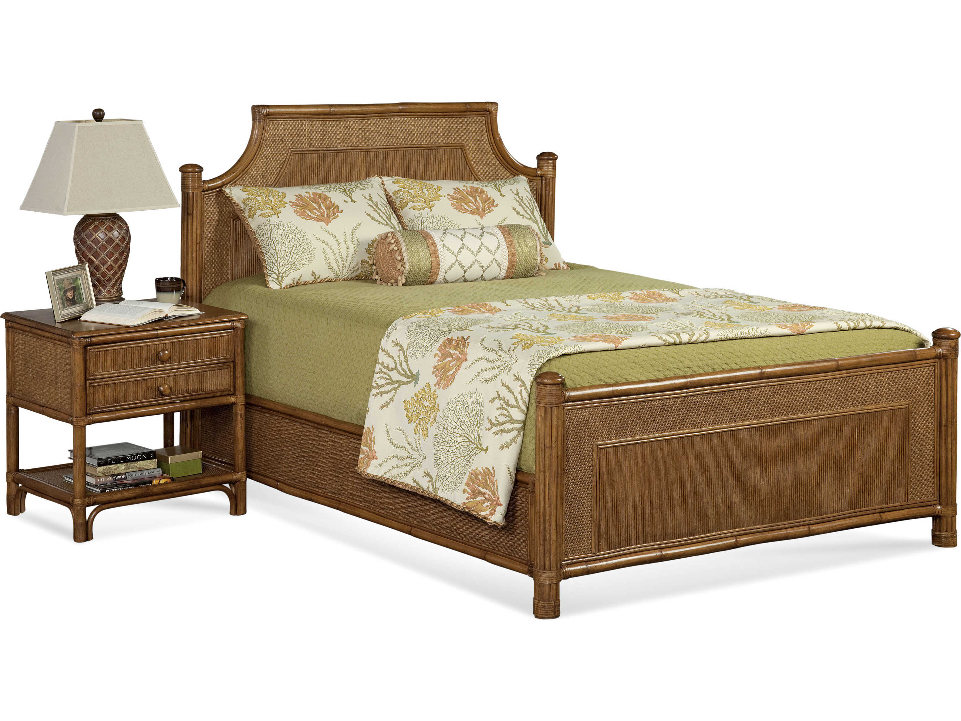 Braxton Culler Summer Retreat Brown Hardwood Wood Queen Panel Bed