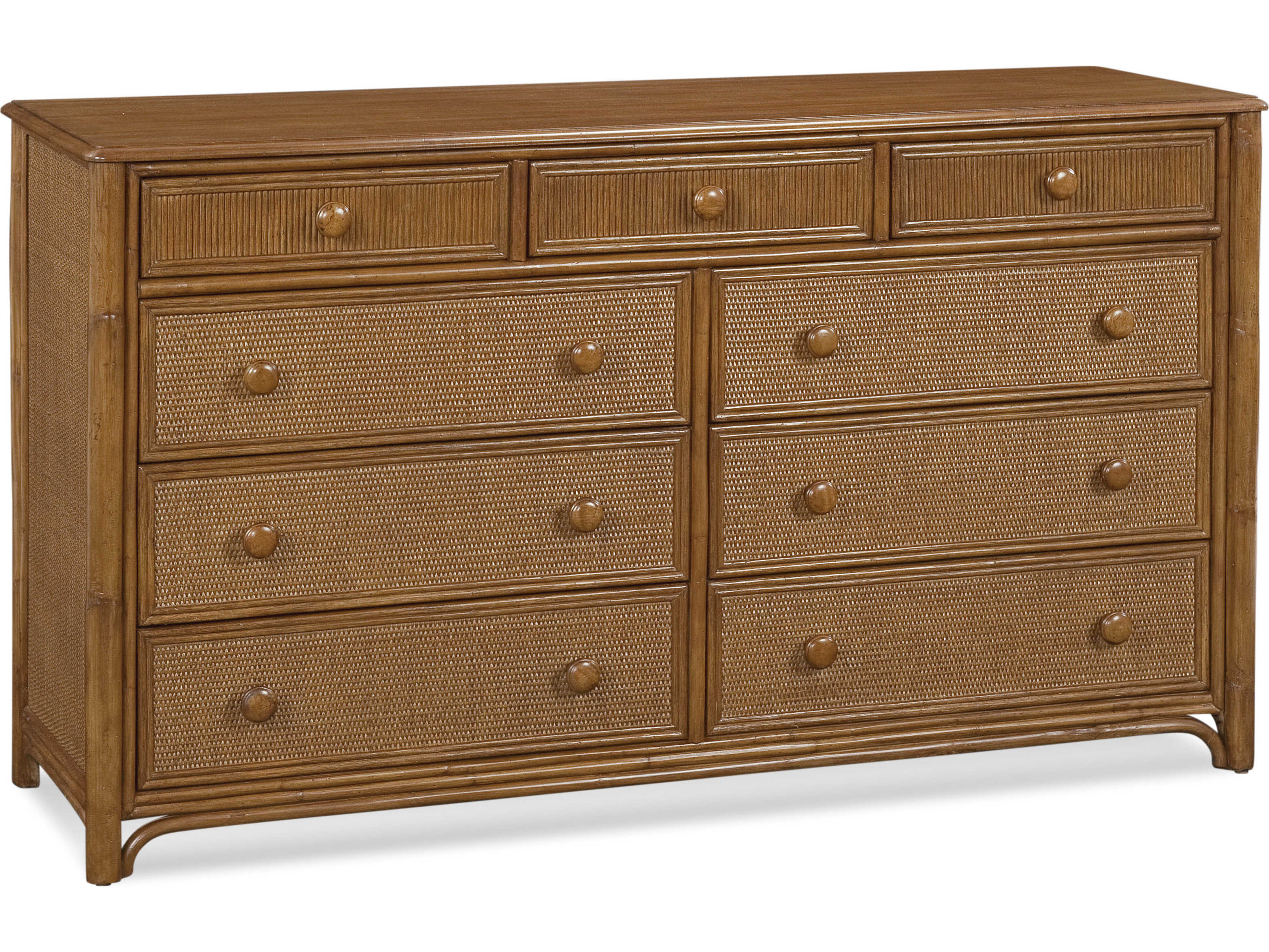 Braxton Culler Summer Retreat 9-Drawers Brown Hardwood Double Dresser