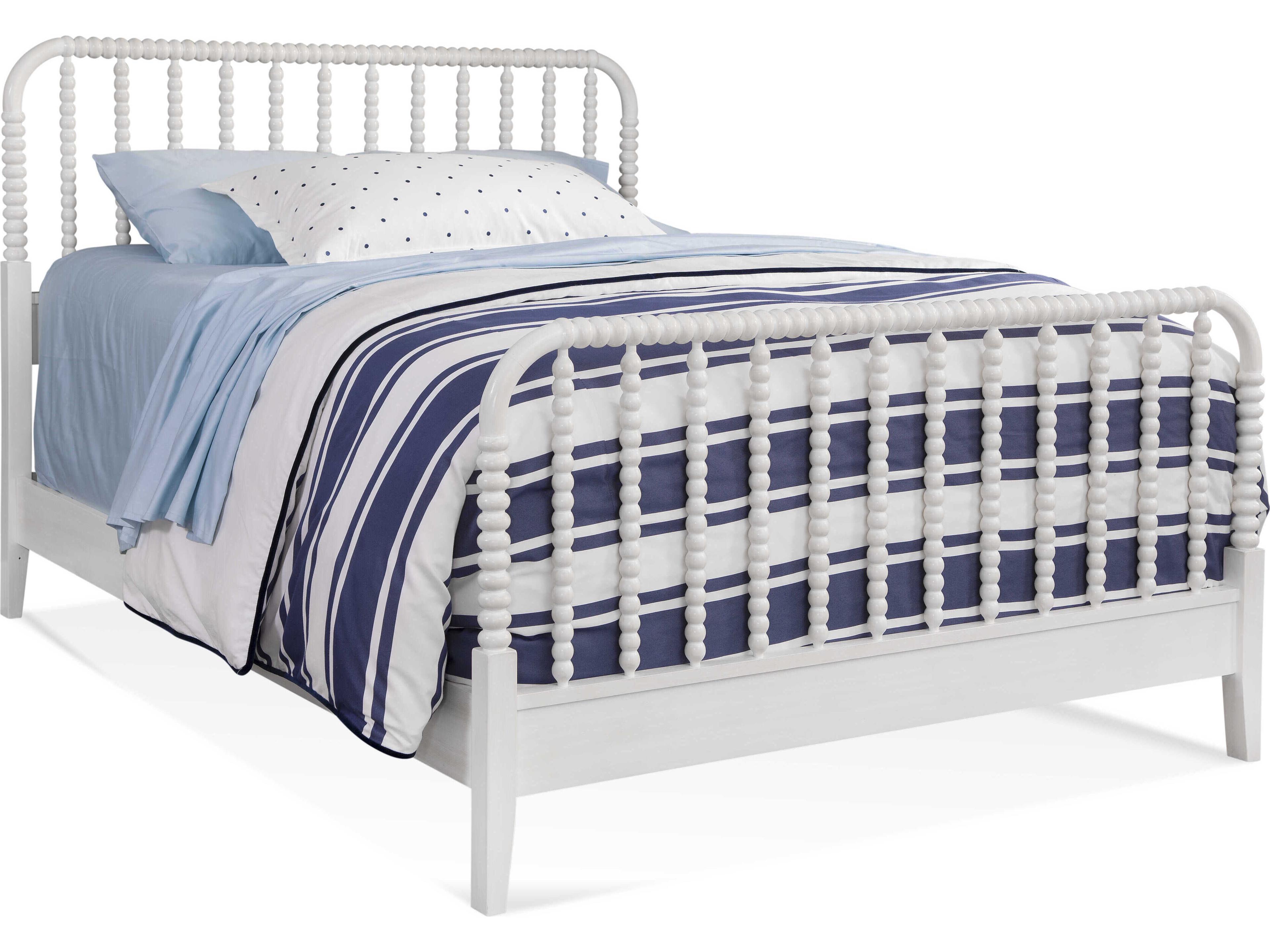 Braxton Culler Lind Island Brown Rubberwood Wood Queen Panel Bed