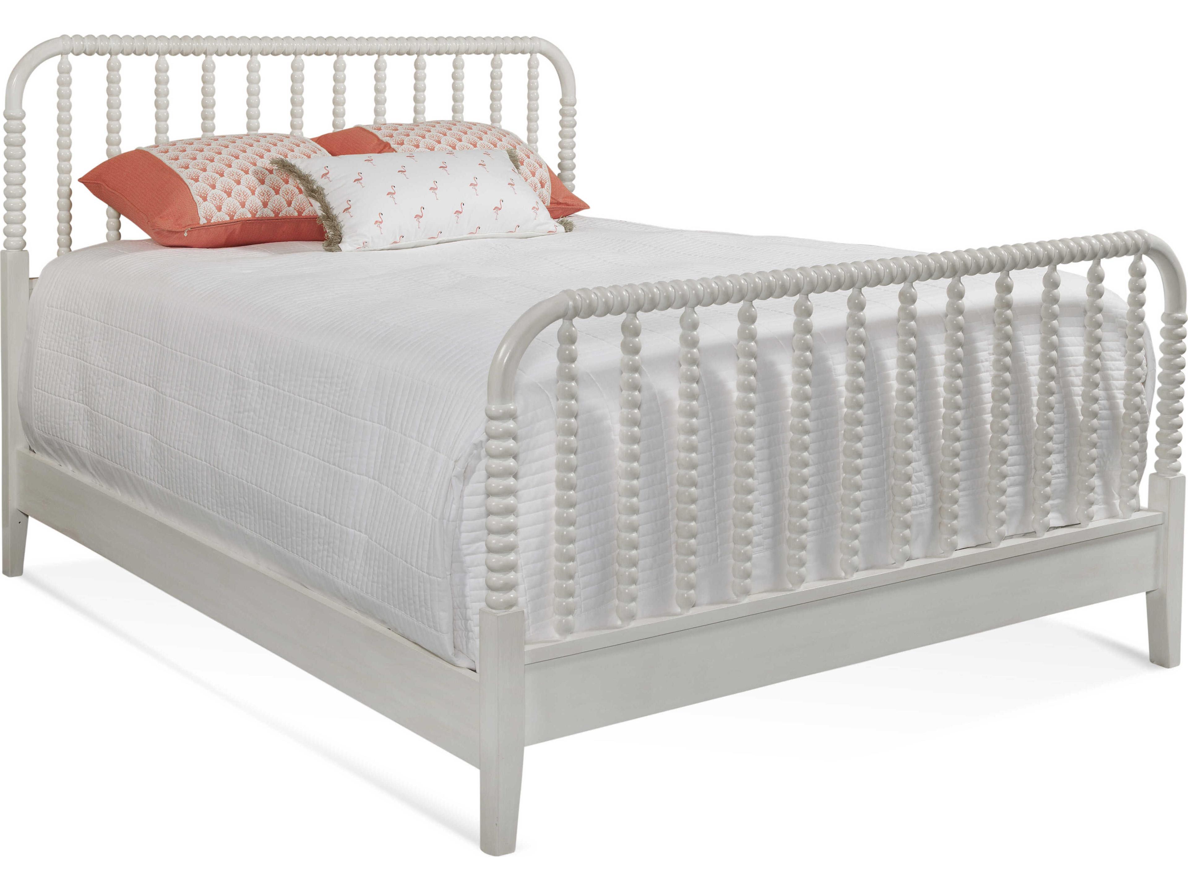 Braxton Culler Lind Island Brown Rubberwood Wood King Panel Bed