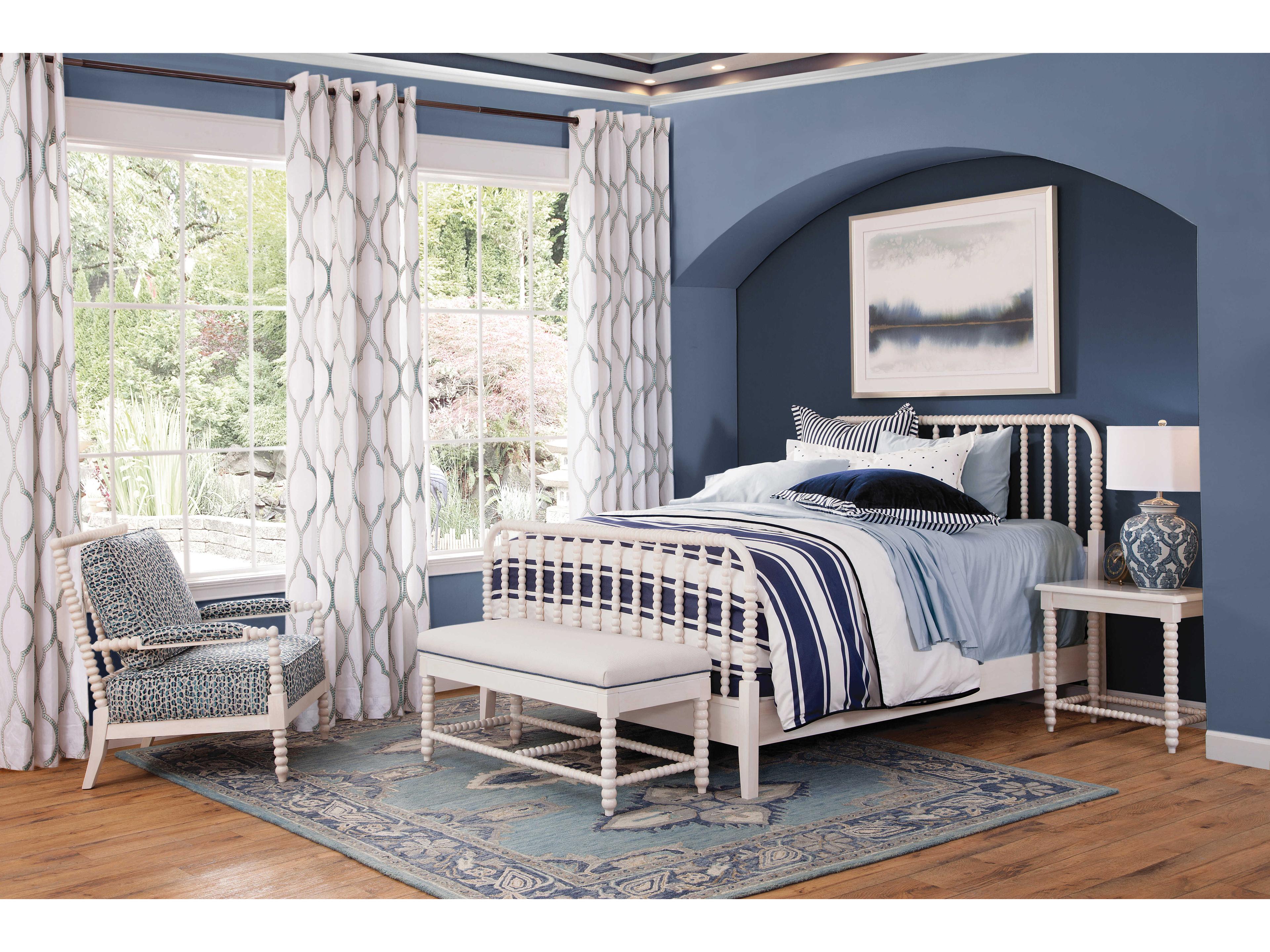 Braxton Culler Lind Island Brown Rubberwood Wood King Panel Bed