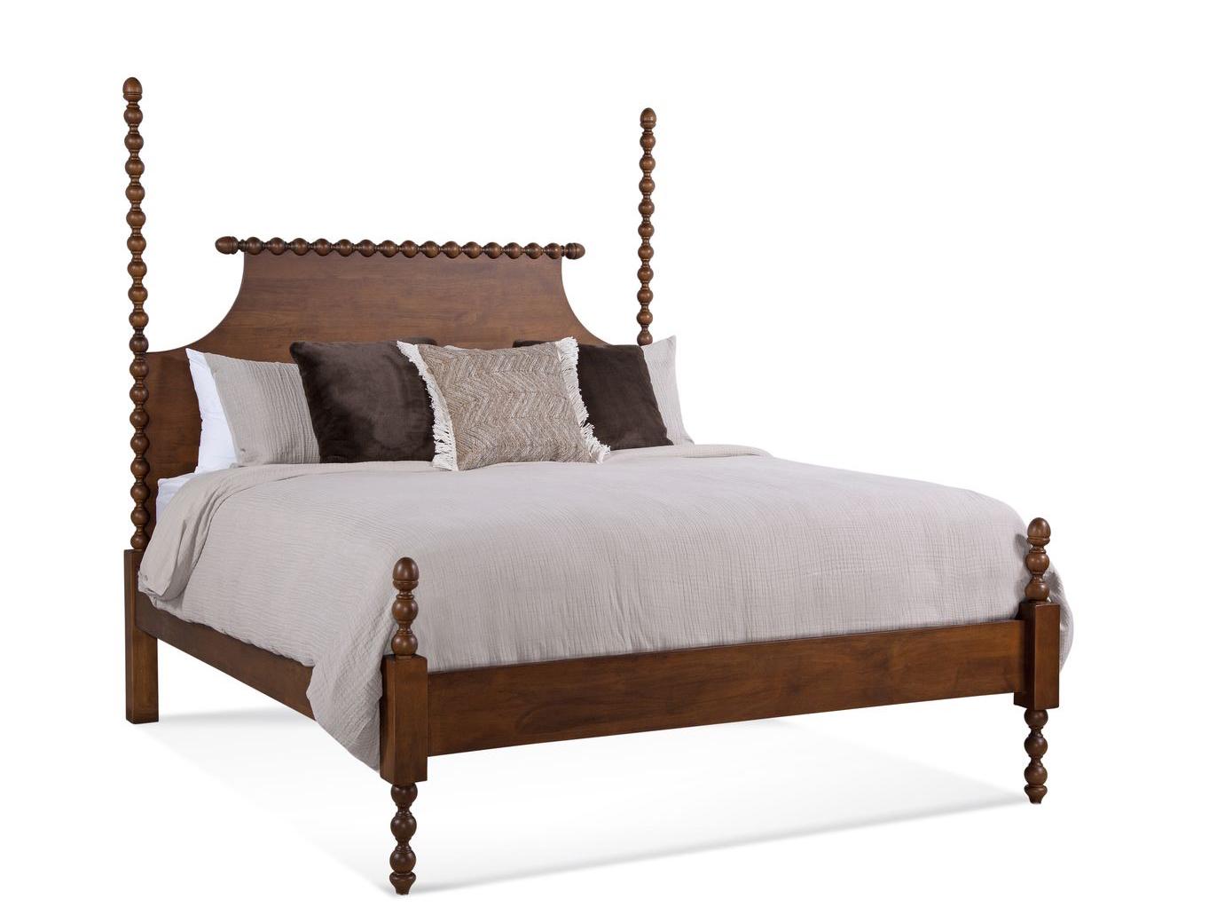 Braxton Culler Emily Brown Hardwood Wood Queen Poster Bed