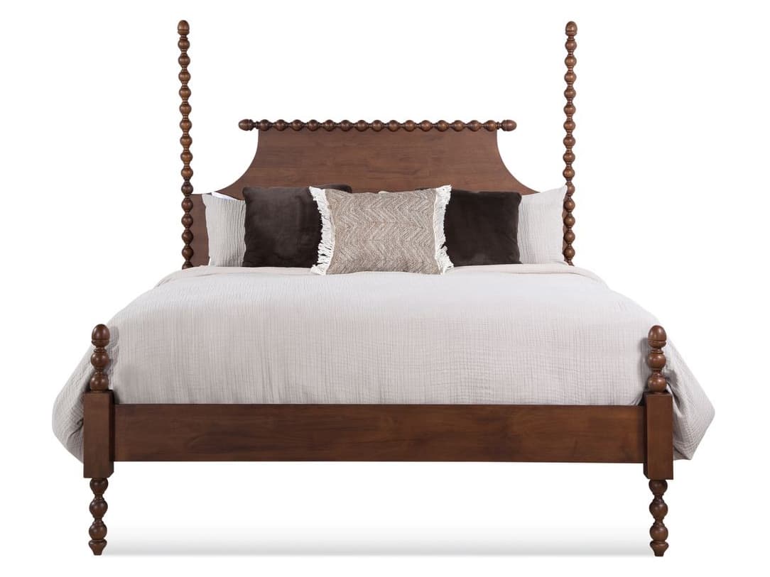 Braxton Culler Emily Brown Hardwood Wood Queen Poster Bed