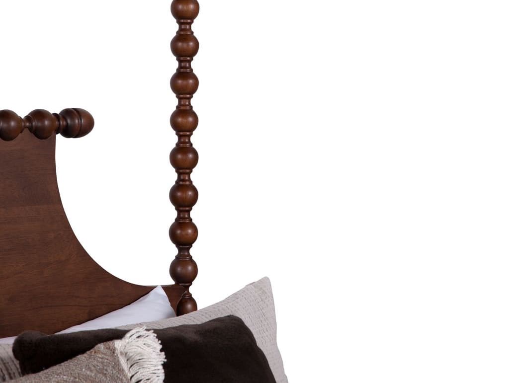 Braxton Culler Emily Brown Hardwood Wood Queen Poster Bed