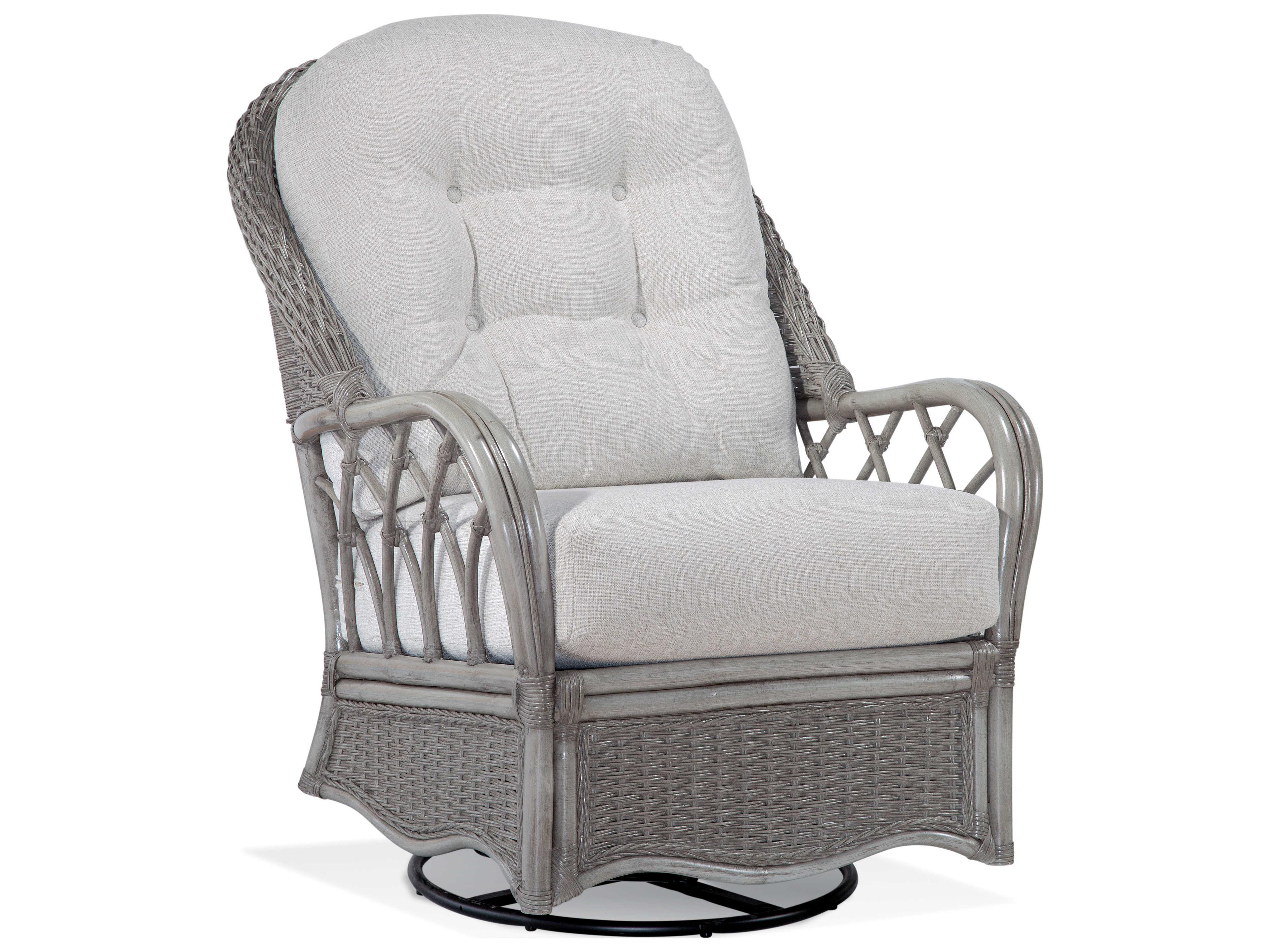 Braxton Culler Everglade Glider Swivel Fabric Accent Chair