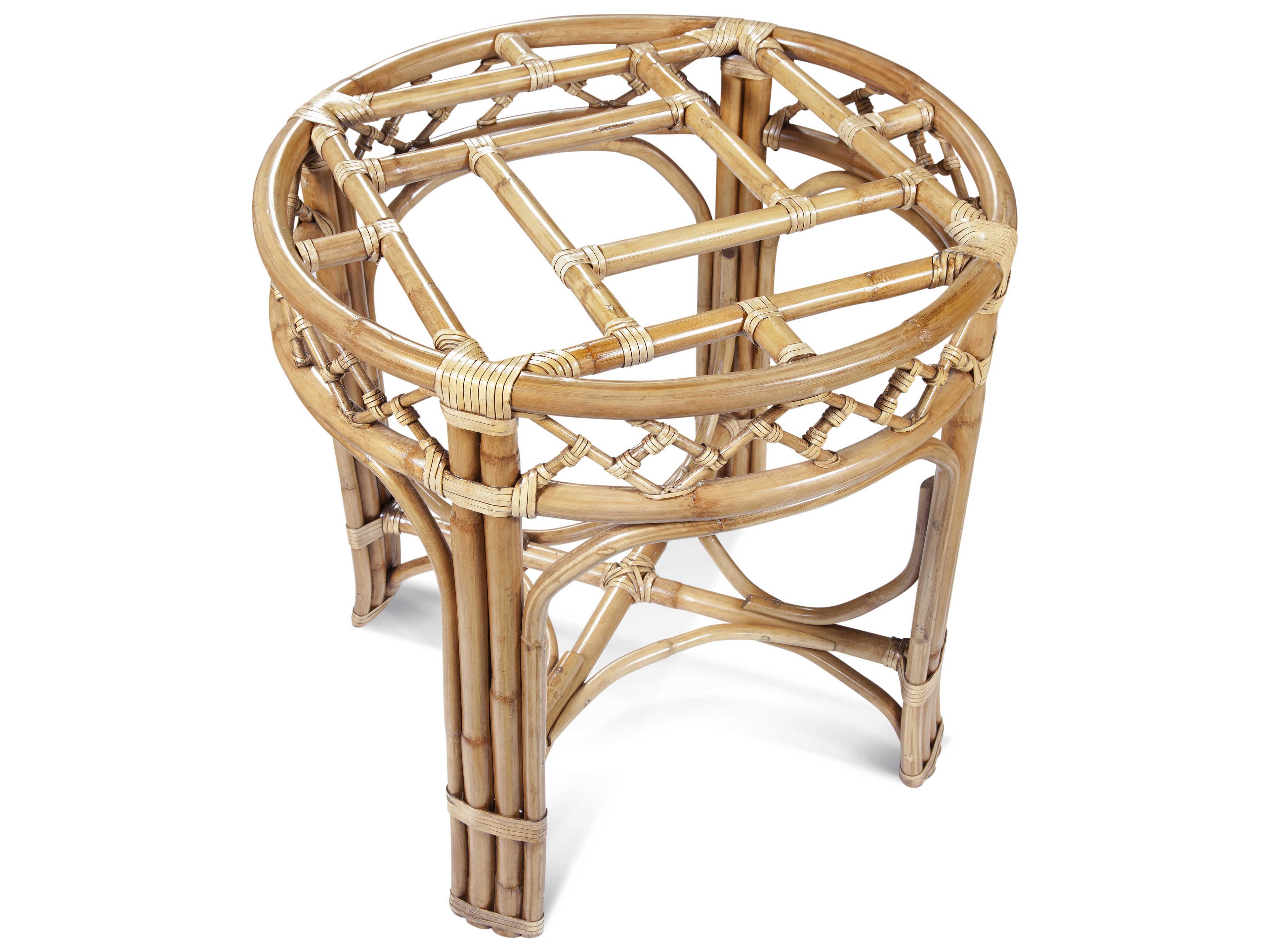 Braxton Culler Chippendale 60 Round Glass Dining Table