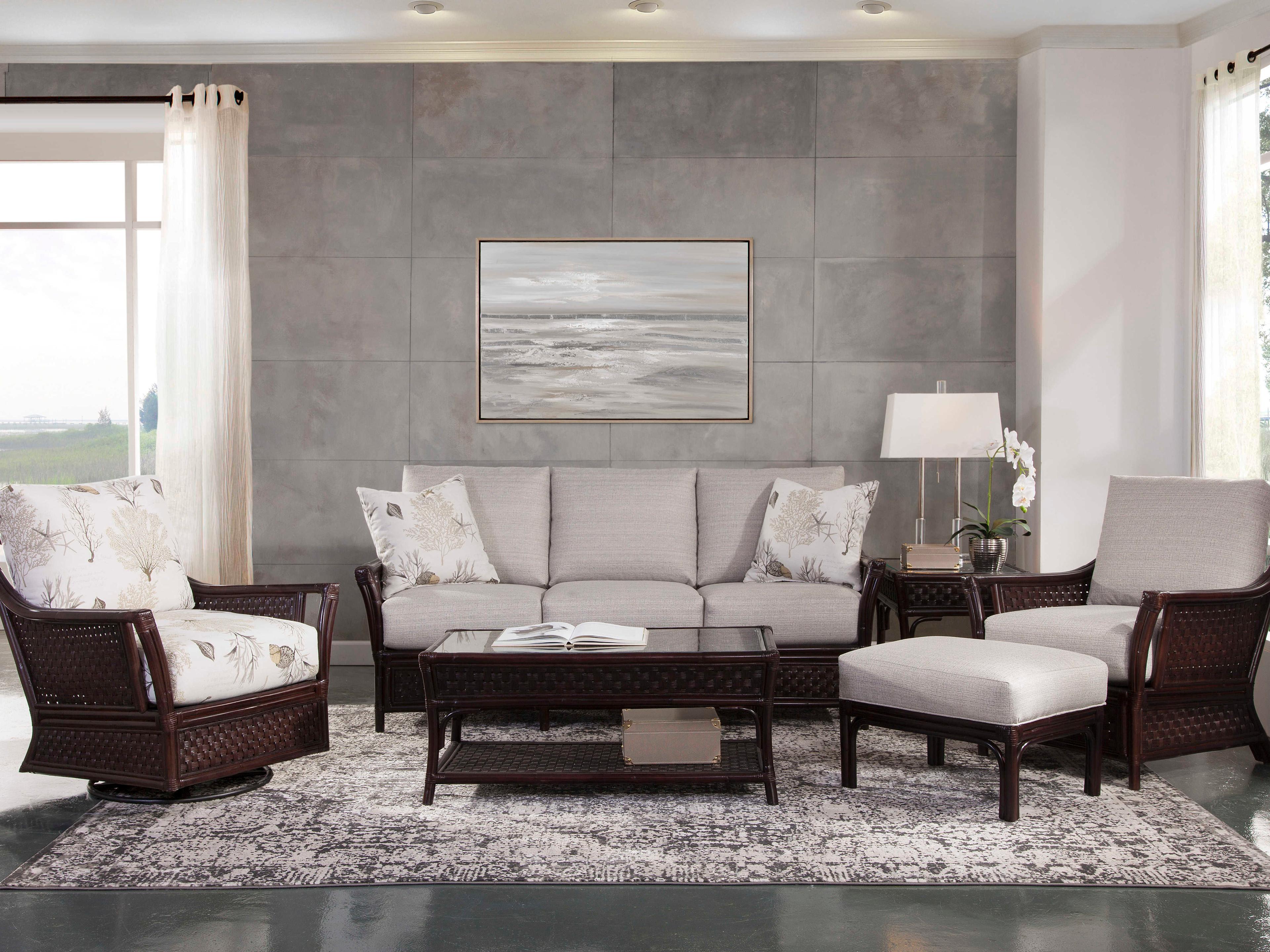 Braxton Culler Boca Rectangular Glass Coffee Table