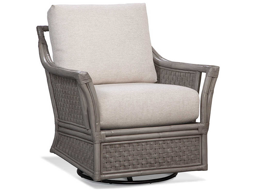 Braxton Culler Boca Glider Swivel Fabric Accent Chair