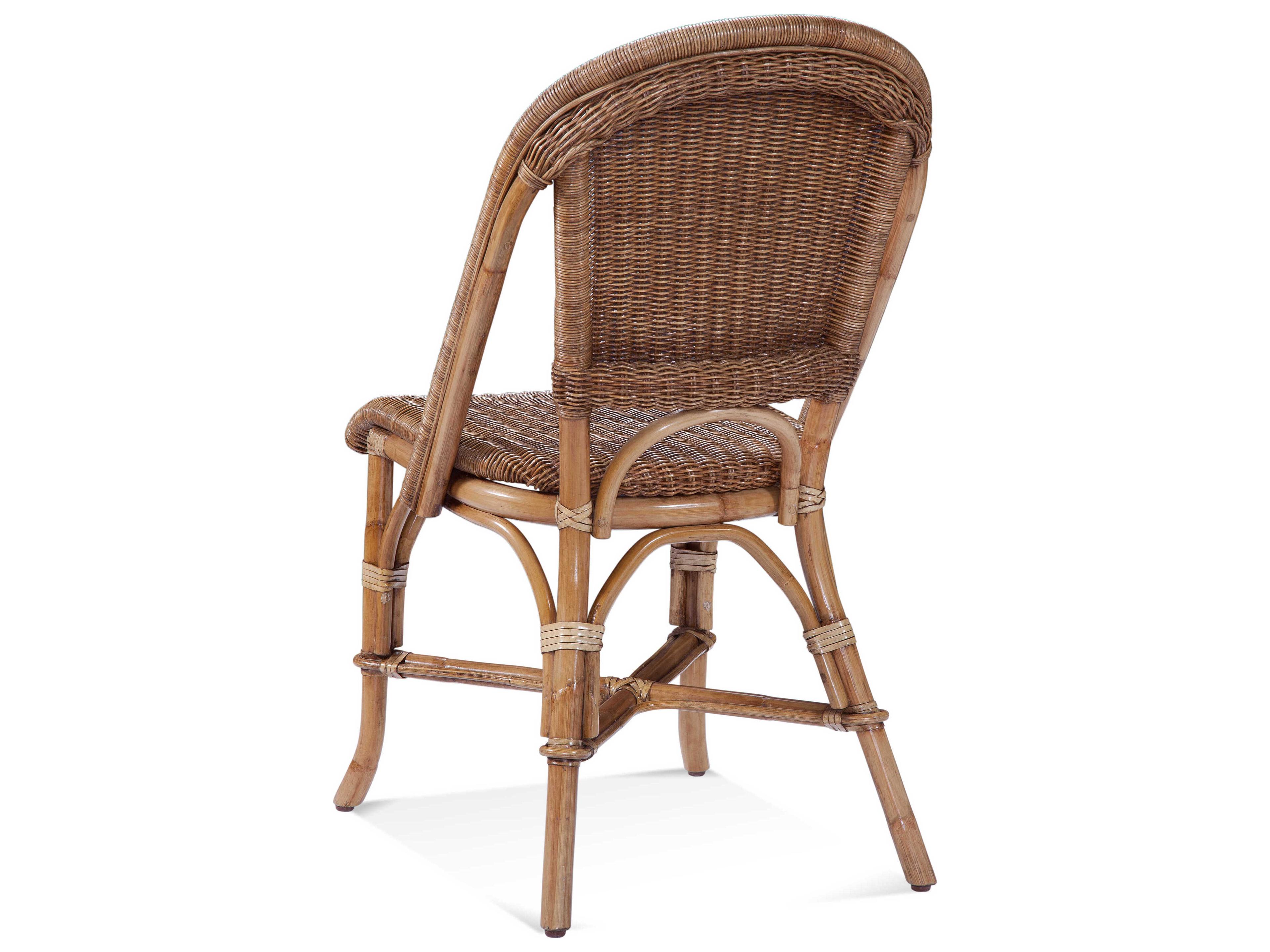 Braxton Culler Arbor Rattan Brown Side Dining Chair