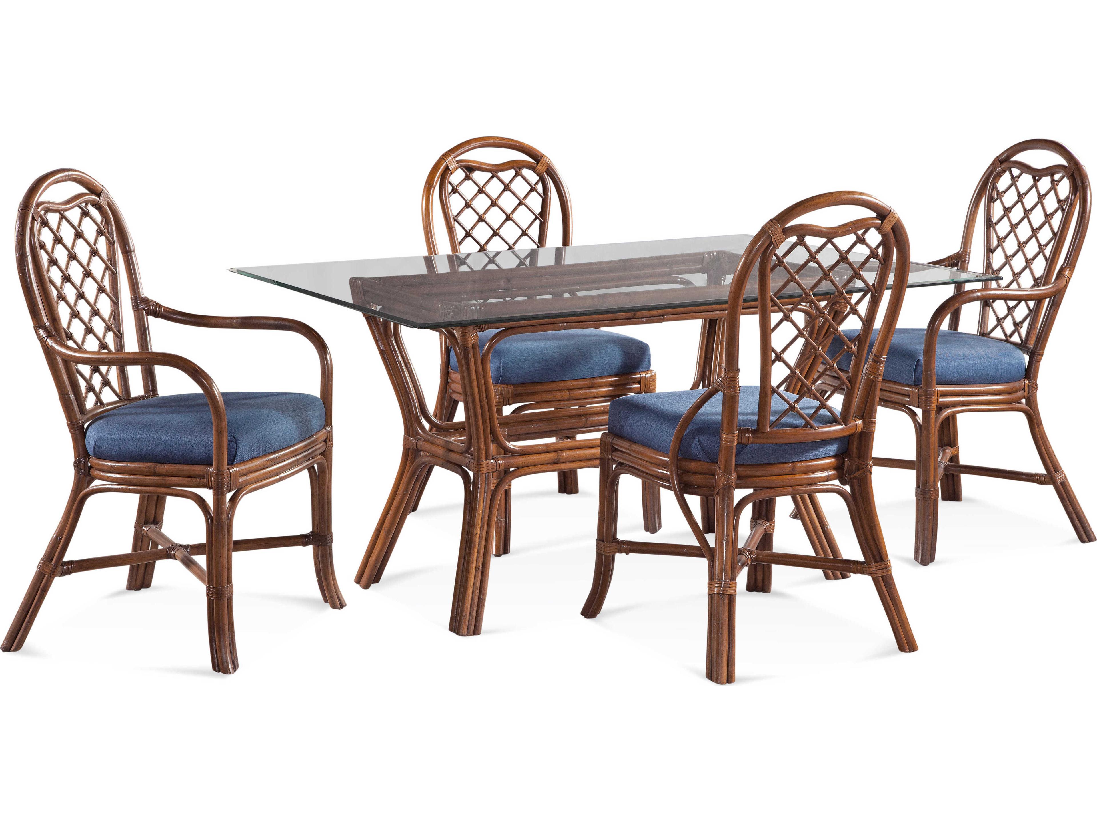 Braxton Culler Trellis Rectangular Glass Dining Table