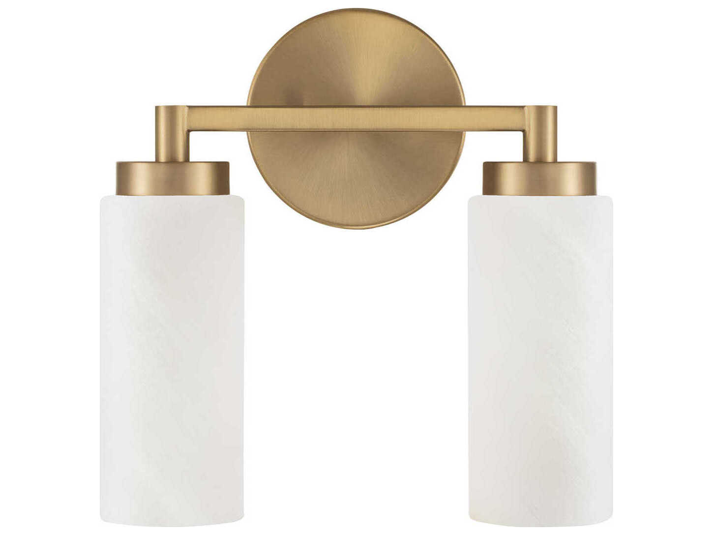Capital Lighting Alyssa 2-Light Aged Brass Vanity Light