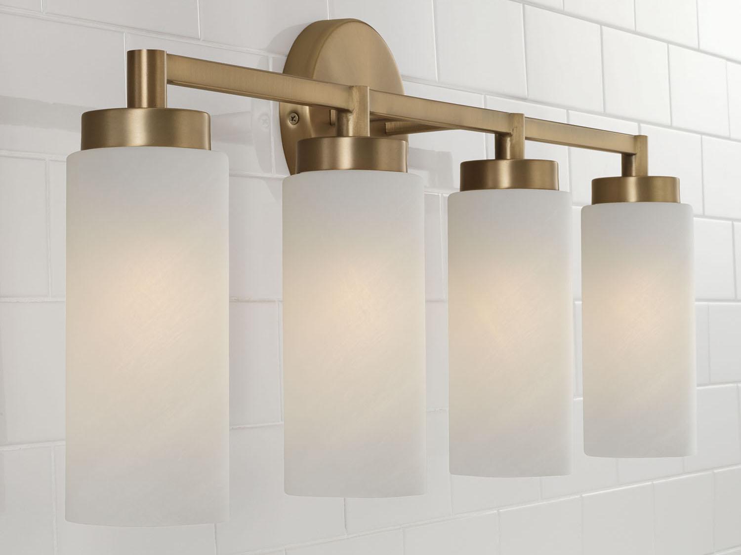 Capital Lighting Alyssa 4-Light Aged Brass Vanity Light