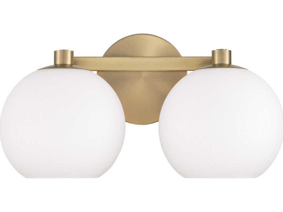 Capital Lighting Ansley 2-Light Aged Brass Vanity Light