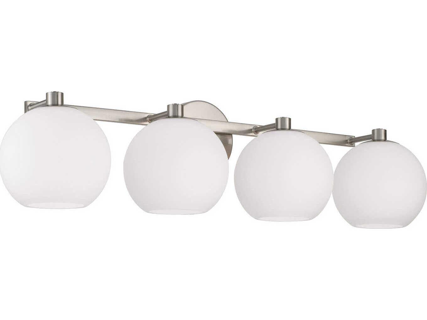 Capital Lighting Ansley 4-Light Brushed Nickel Vanity Light