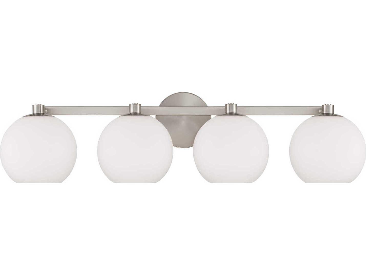 Capital Lighting Ansley 4-Light Brushed Nickel Vanity Light