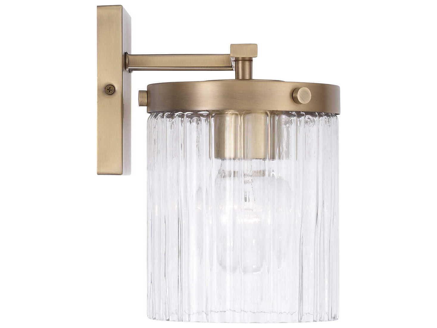 Capital Lighting Vaughn 2-Light Aged Brass Vanity Light