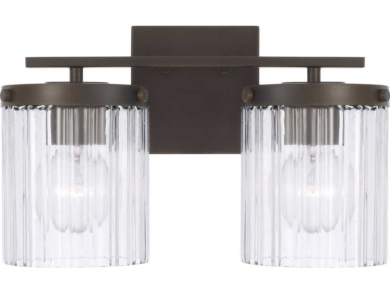 Capital Lighting Vaughn 2-Light Oil Rubbed Bronze Vanity Light