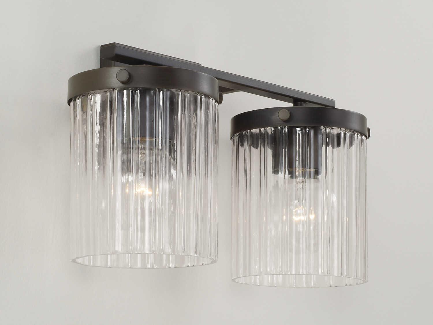 Capital Lighting Vaughn 2-Light Oil Rubbed Bronze Vanity Light