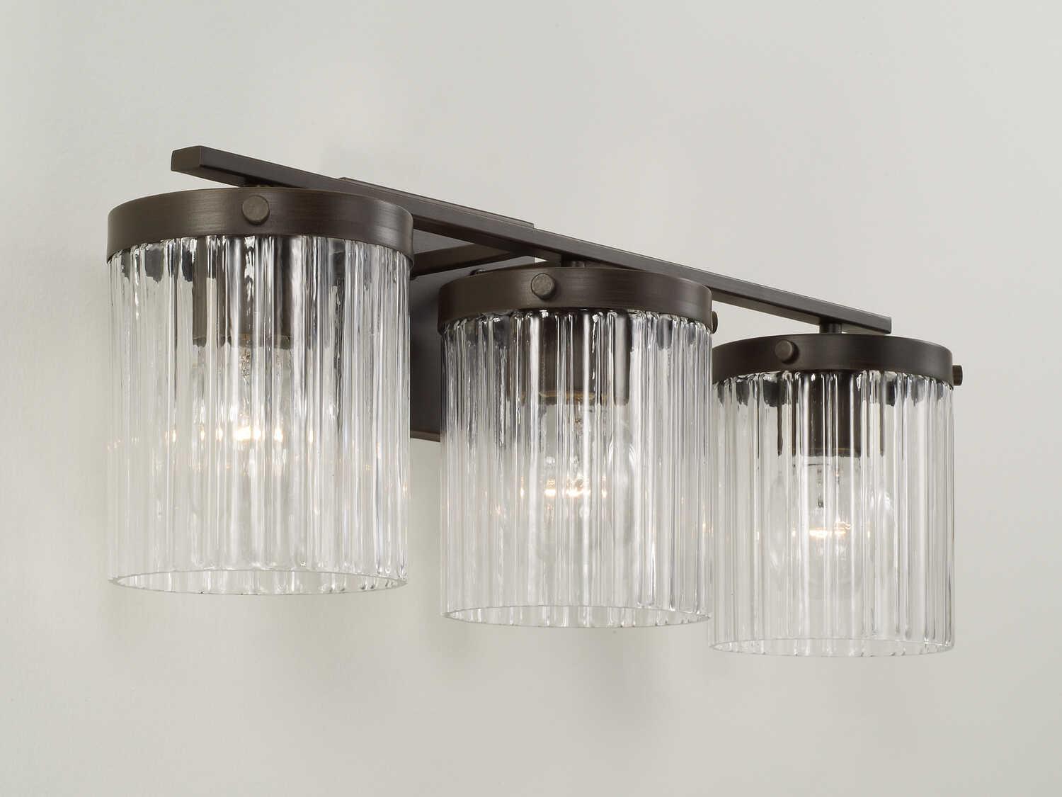 Capital Lighting Vaughn 3-Light Oil Rubbed Bronze Vanity Light