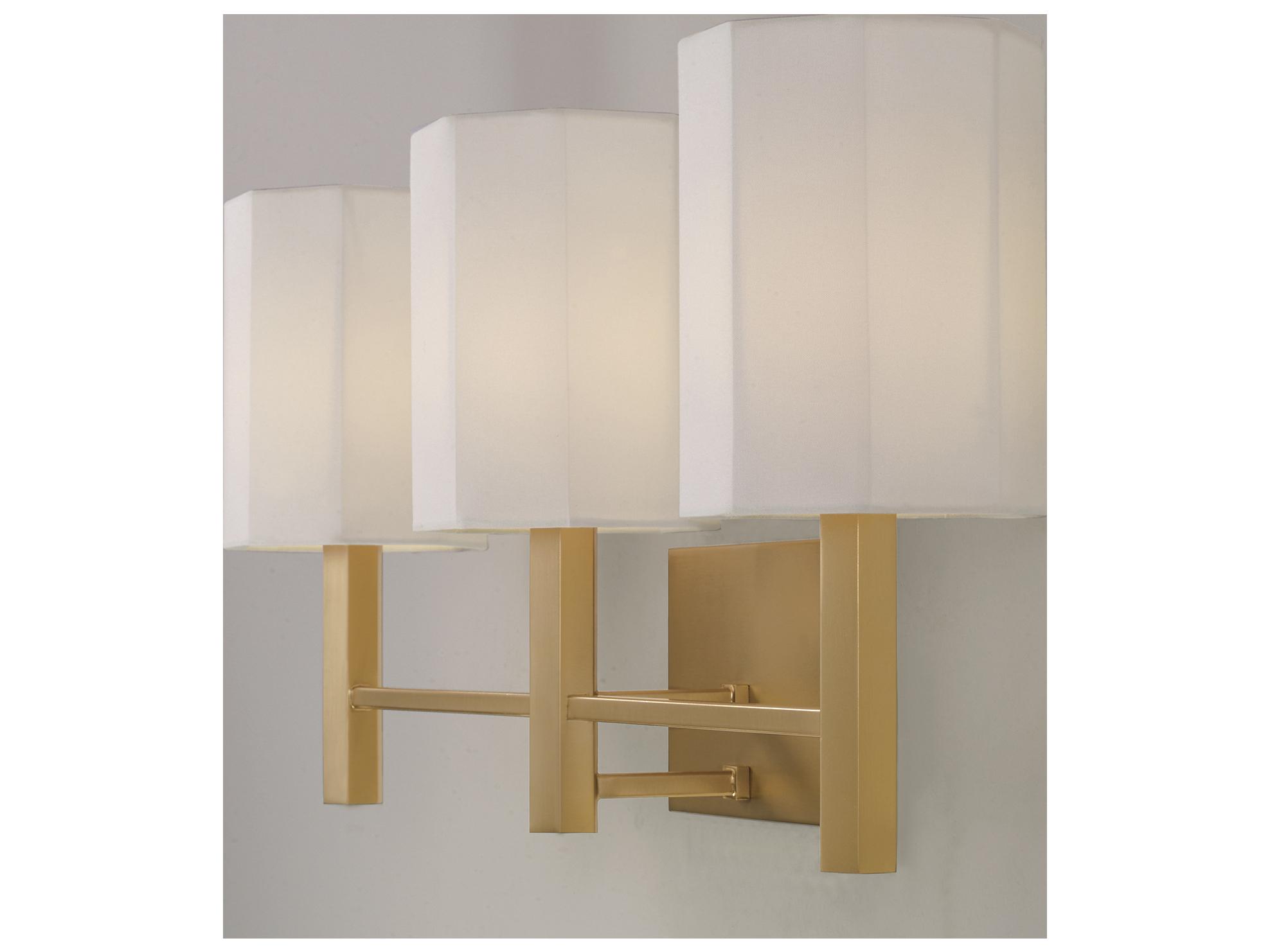 Capital Lighting Adrian 3-light Aged Brass Vanity Light