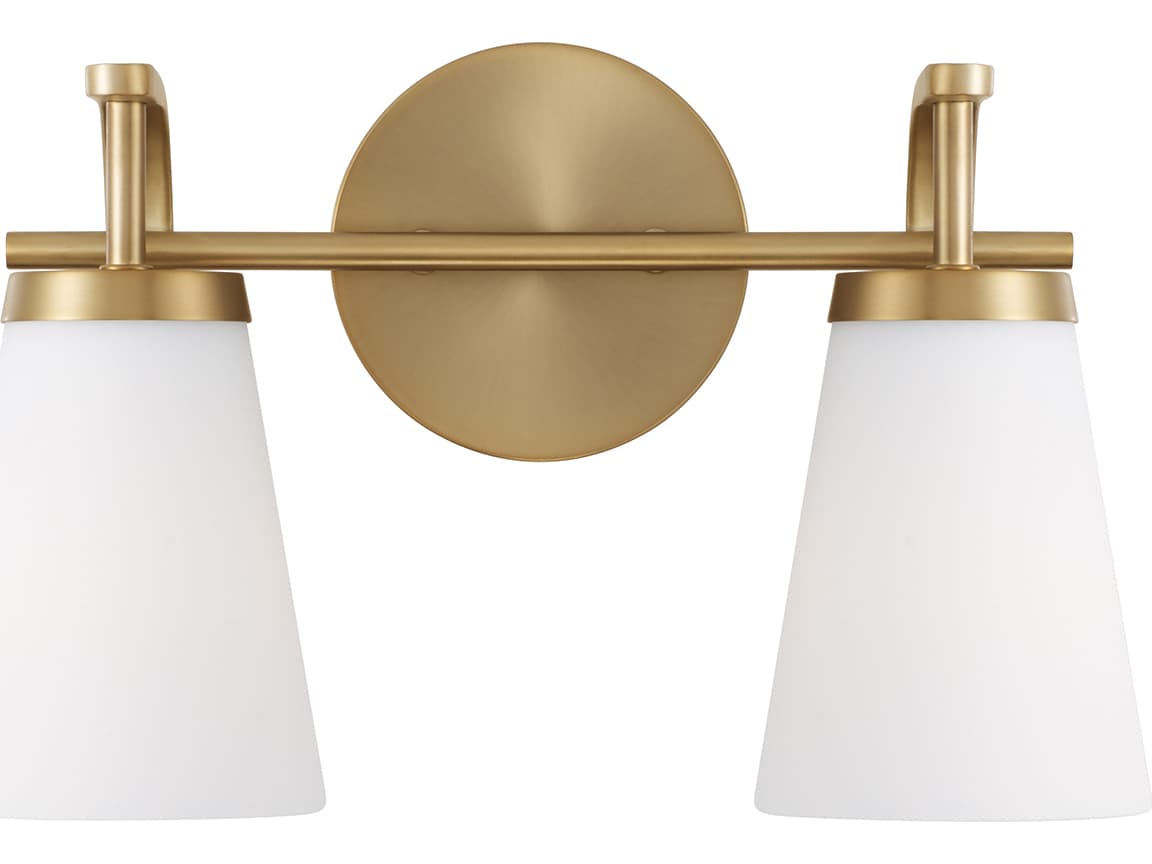 Capital Lighting Drake 2-light Aged Brass Vanity Light