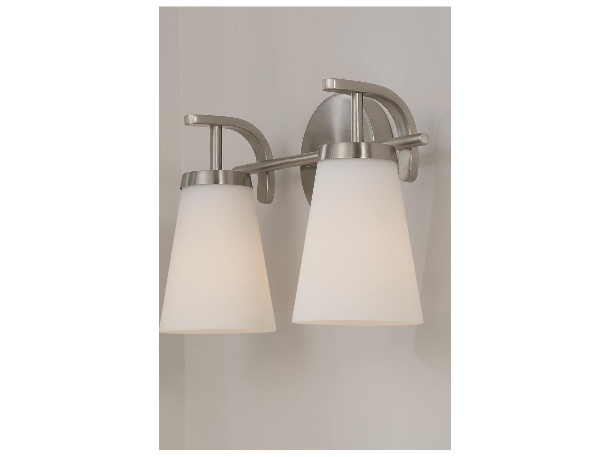 Capital Lighting Drake 2-light Brushed Nickel Vanity Light