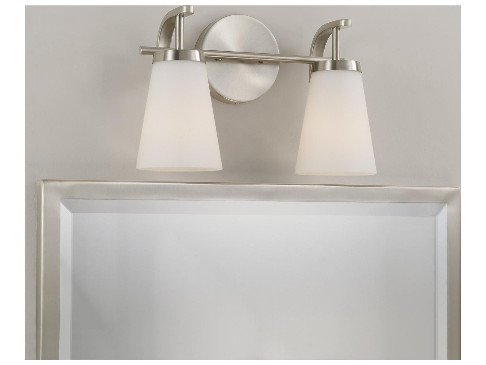 Capital Lighting Drake 2-light Brushed Nickel Vanity Light