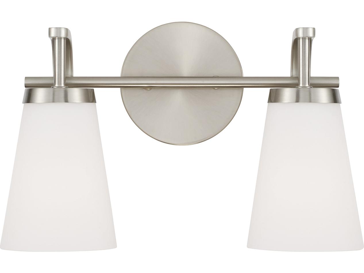Capital Lighting Drake 2-light Brushed Nickel Vanity Light