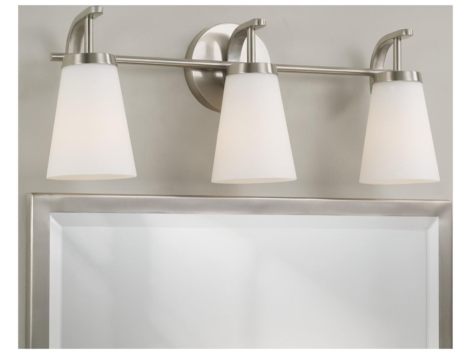 Capital Lighting Drake 3-light Brushed Nickel Vanity Light
