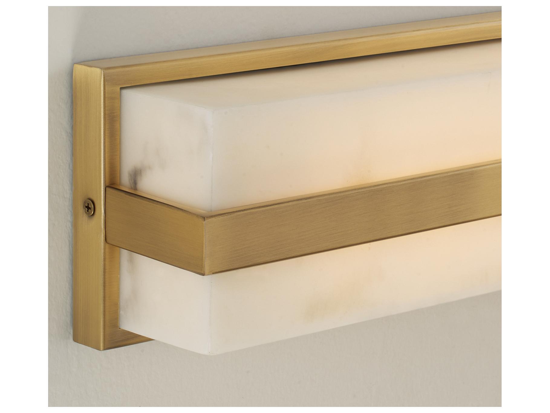 Capital Lighting Noah 1-light Aged Brass Vanity Light
