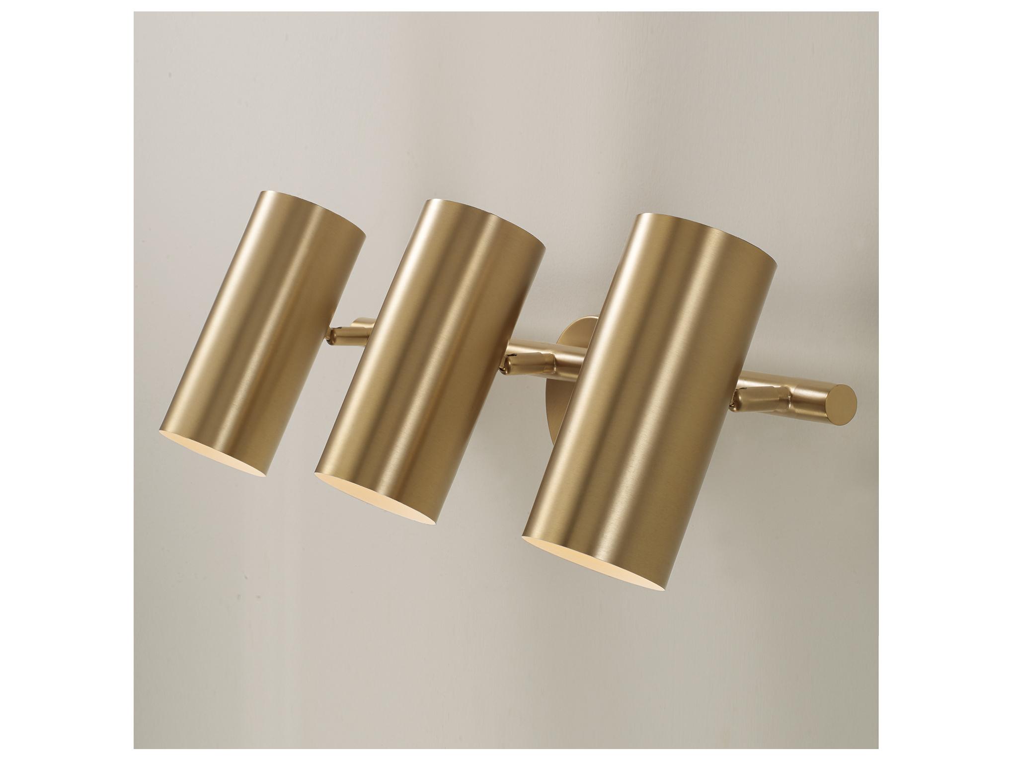 Capital Lighting Robbie 3-light Aged Brass Vanity Light