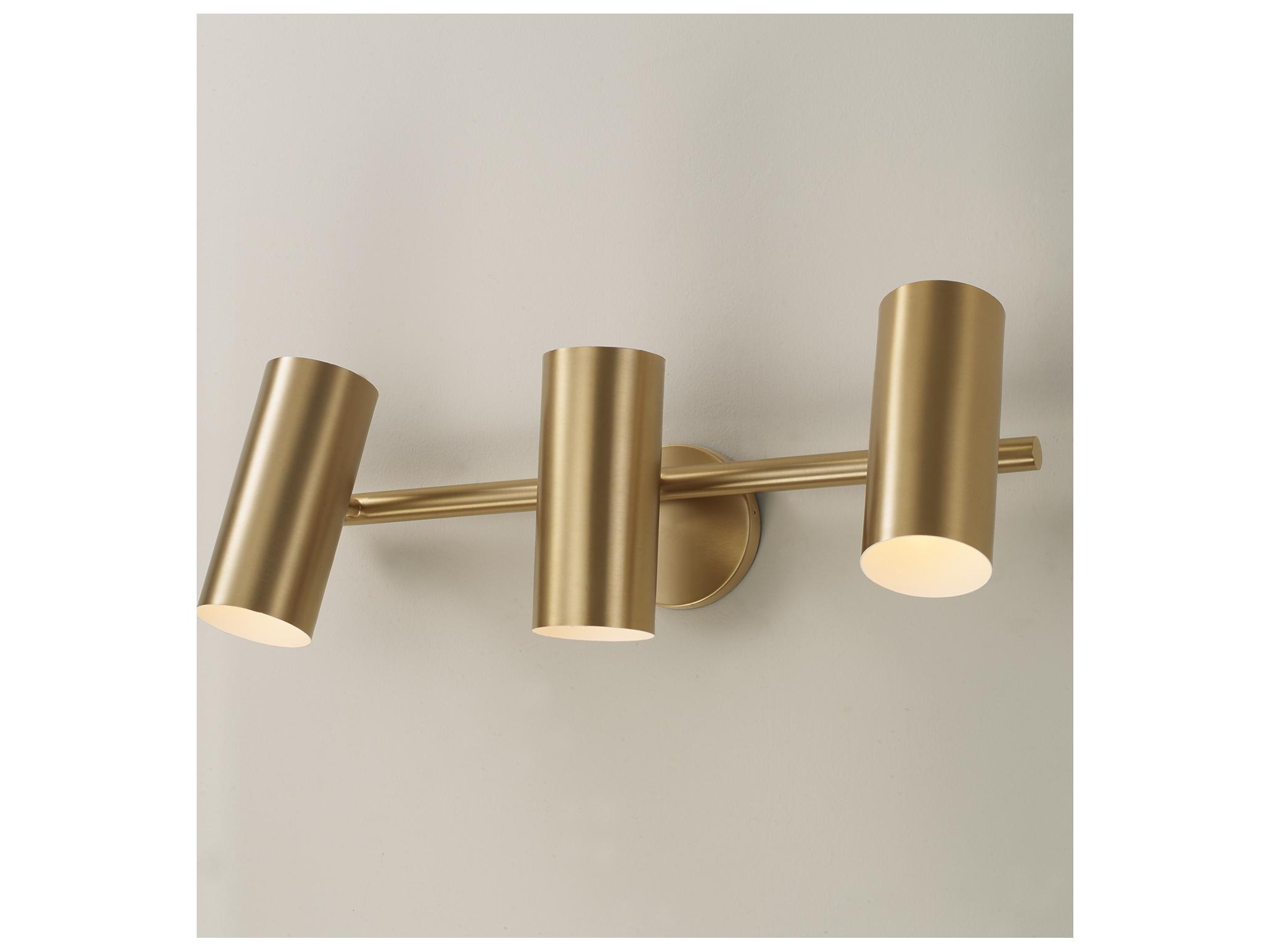 Capital Lighting Robbie 3-light Aged Brass Vanity Light